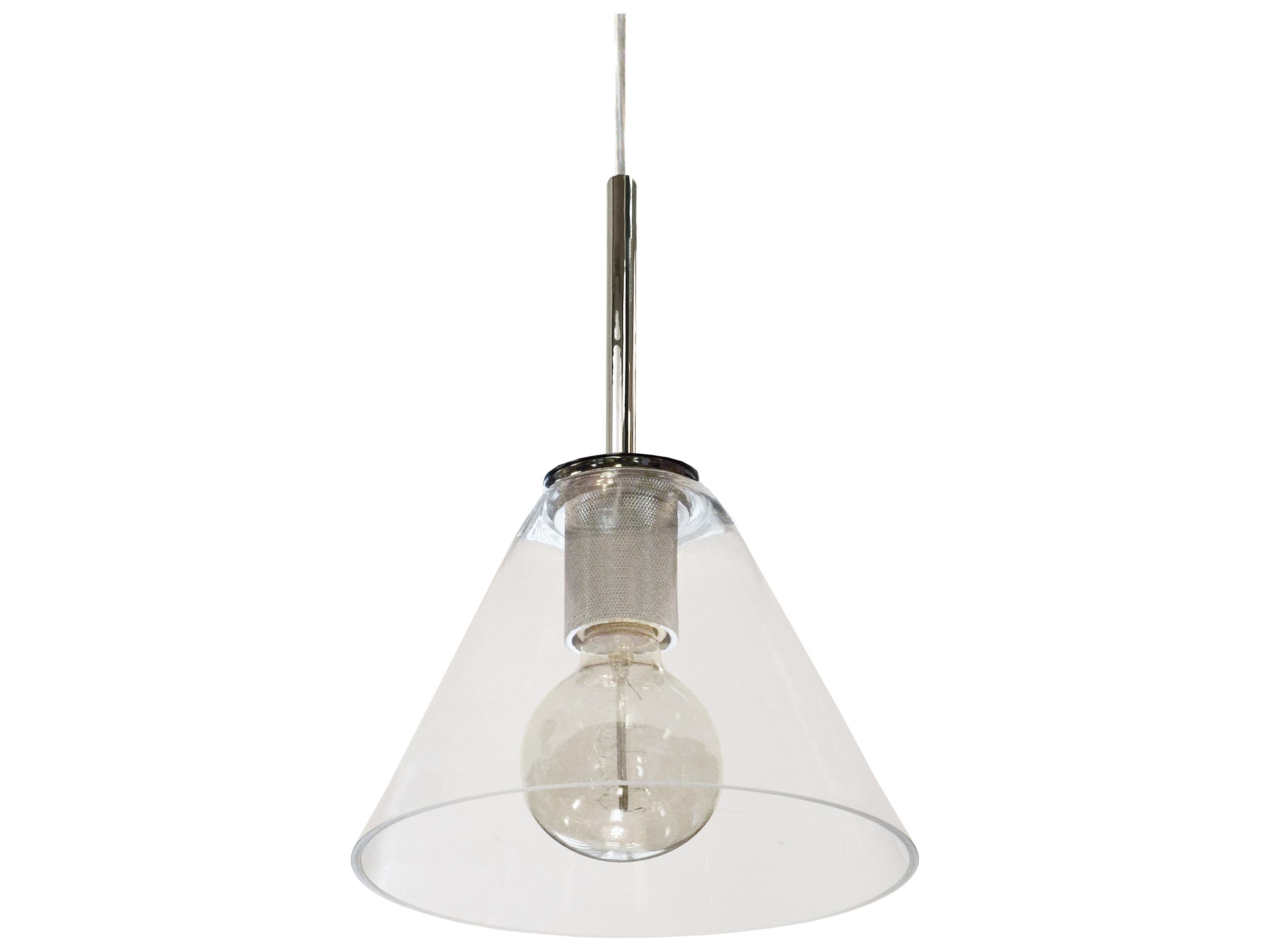 Dainolite Roswell 1-Light Polished Chrome Mini Pendant