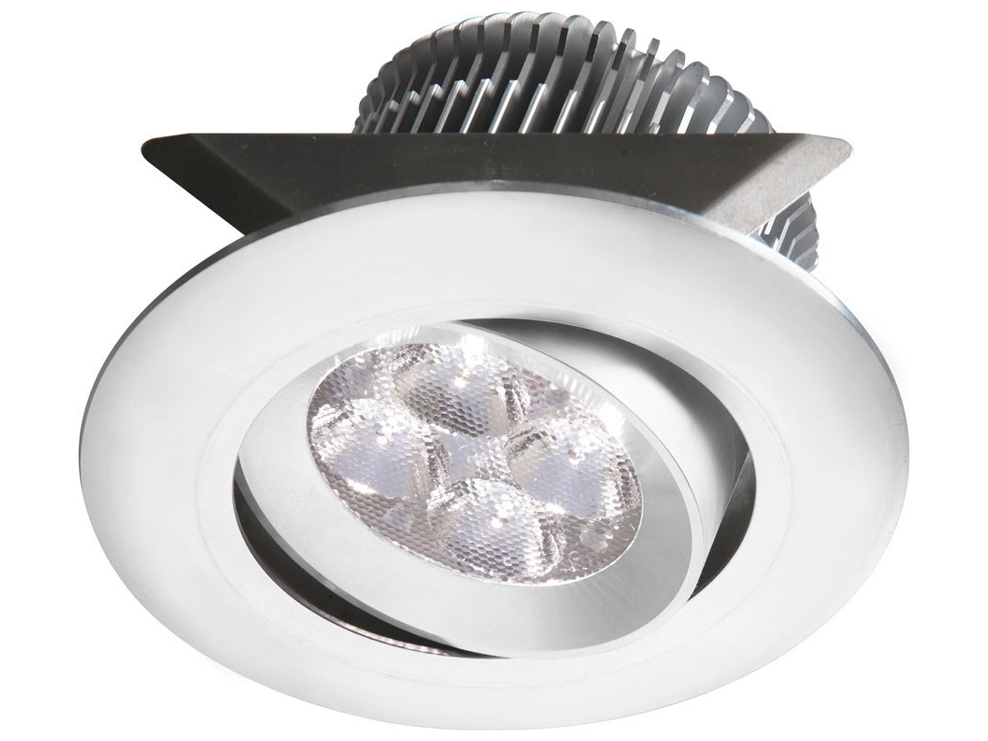 Dainolite 1-Light White Silver Round Recessed Light
