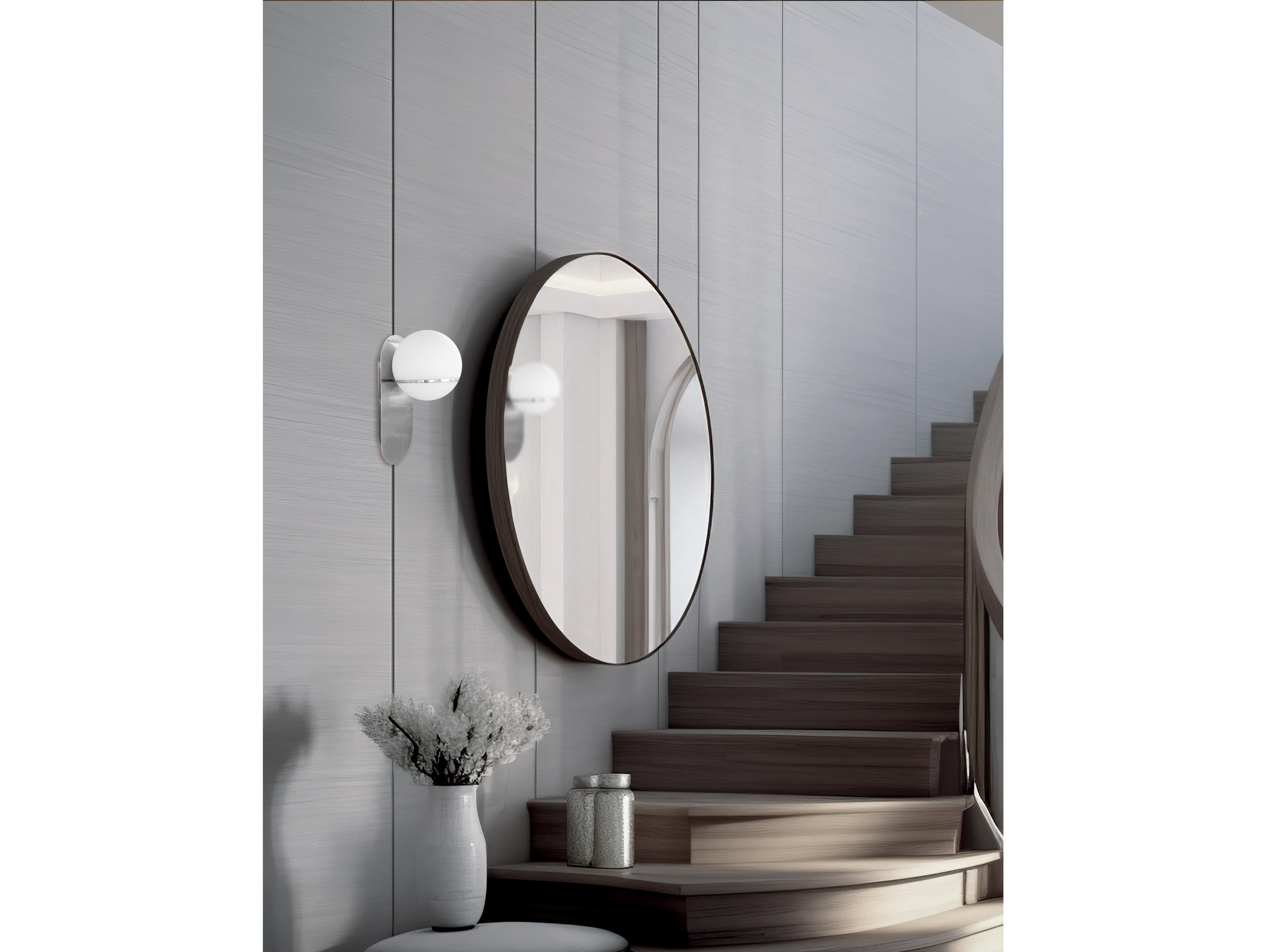Dainolite Sofia 1-Light Polished Chrome Wall Sconce