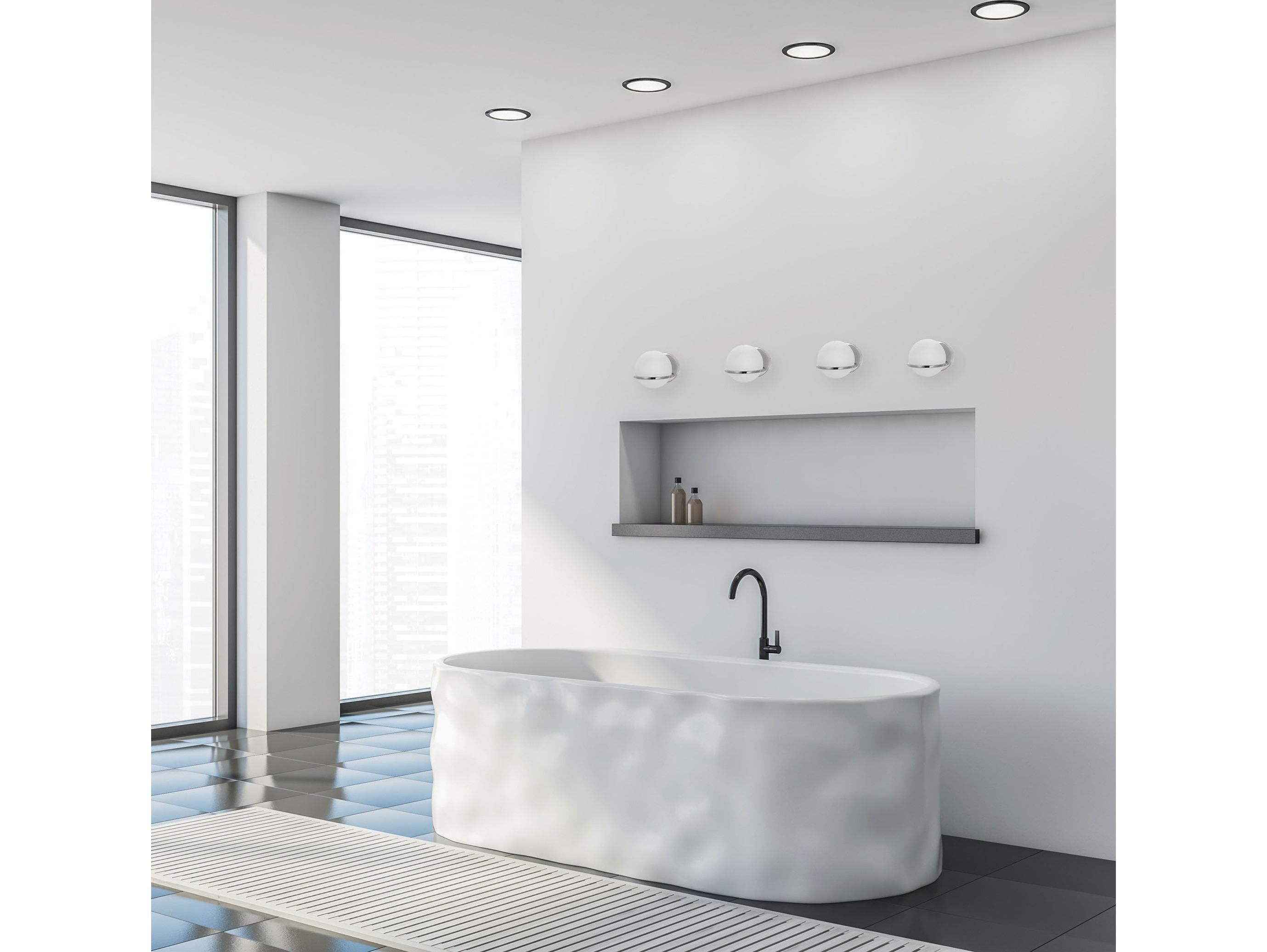 Dainolite Sofia 1-Light Polished Chrome Wall Sconce