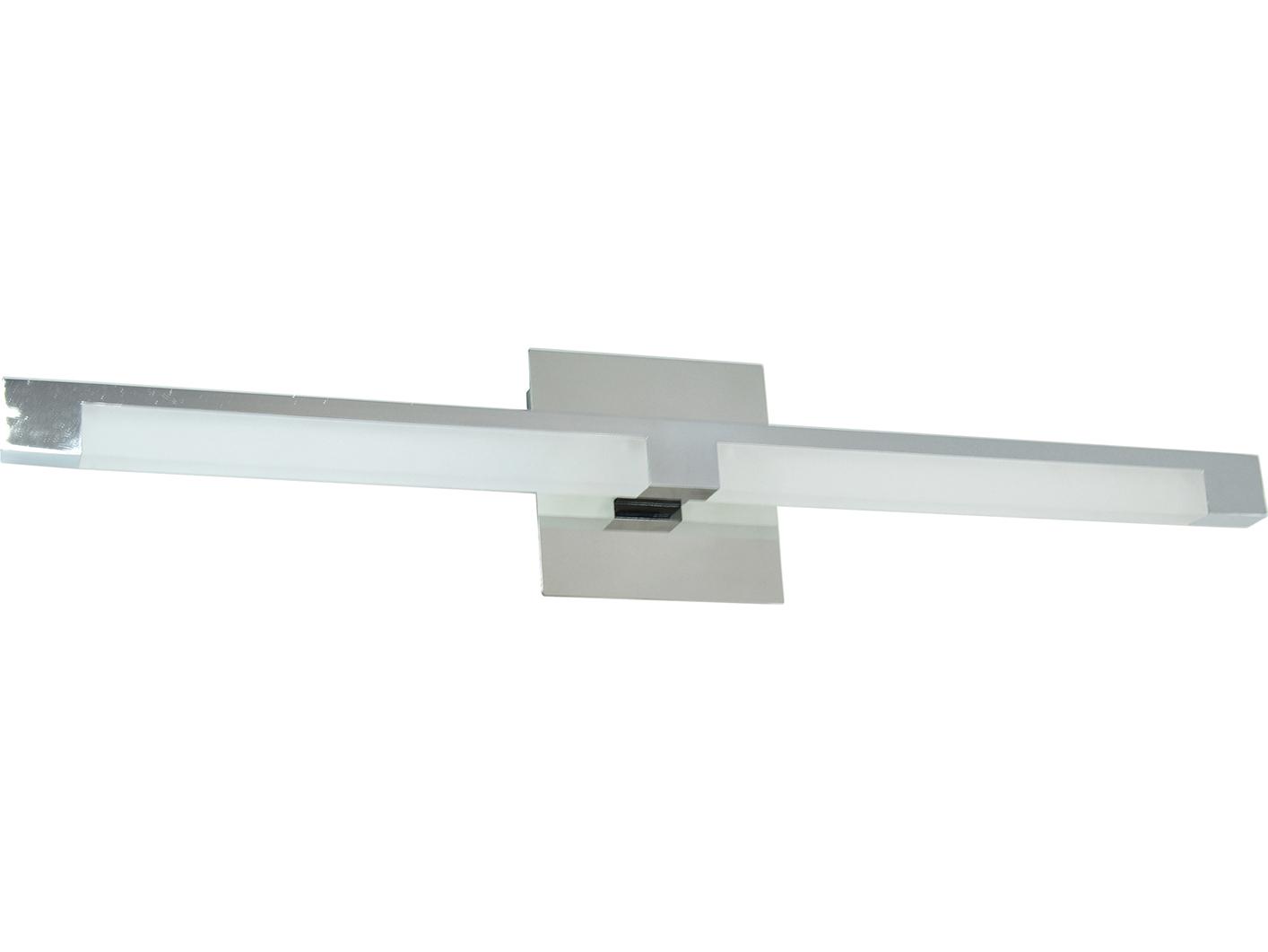 Dainolite Soho 2-Light Polished Chrome Vanity Light