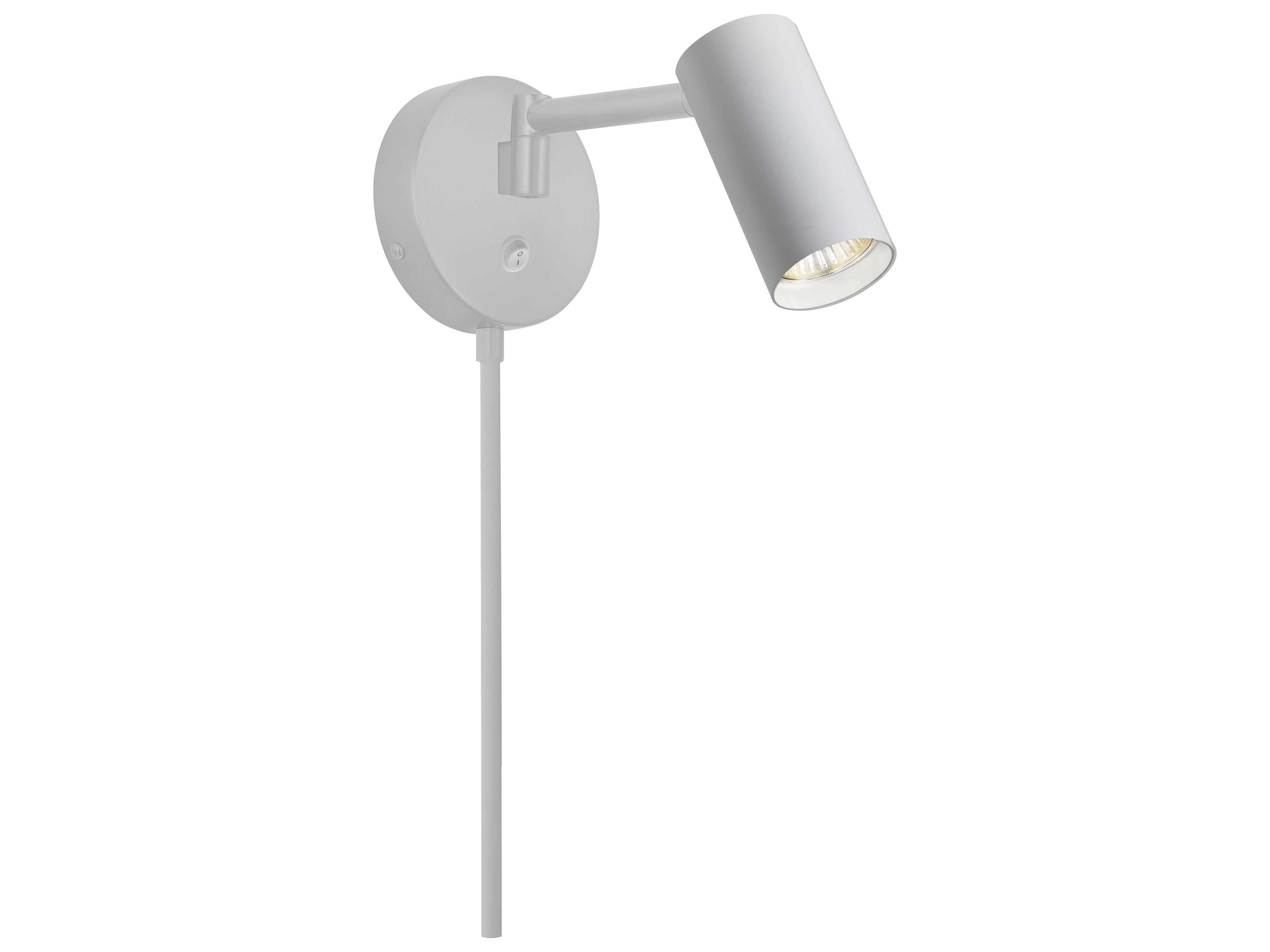 Dainolite Stanly 1-Light Matte White Swing Wall Sconce