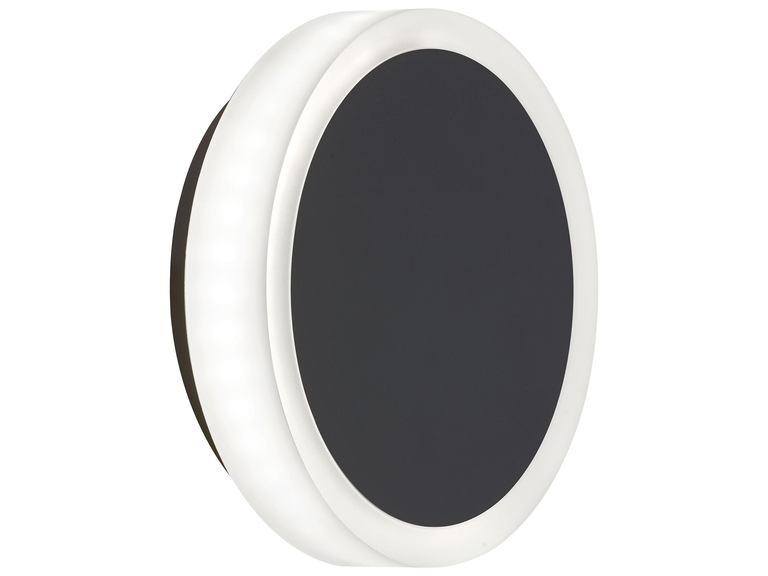 Dainolite Topaz 1-Light Matte Black Wall Sconce
