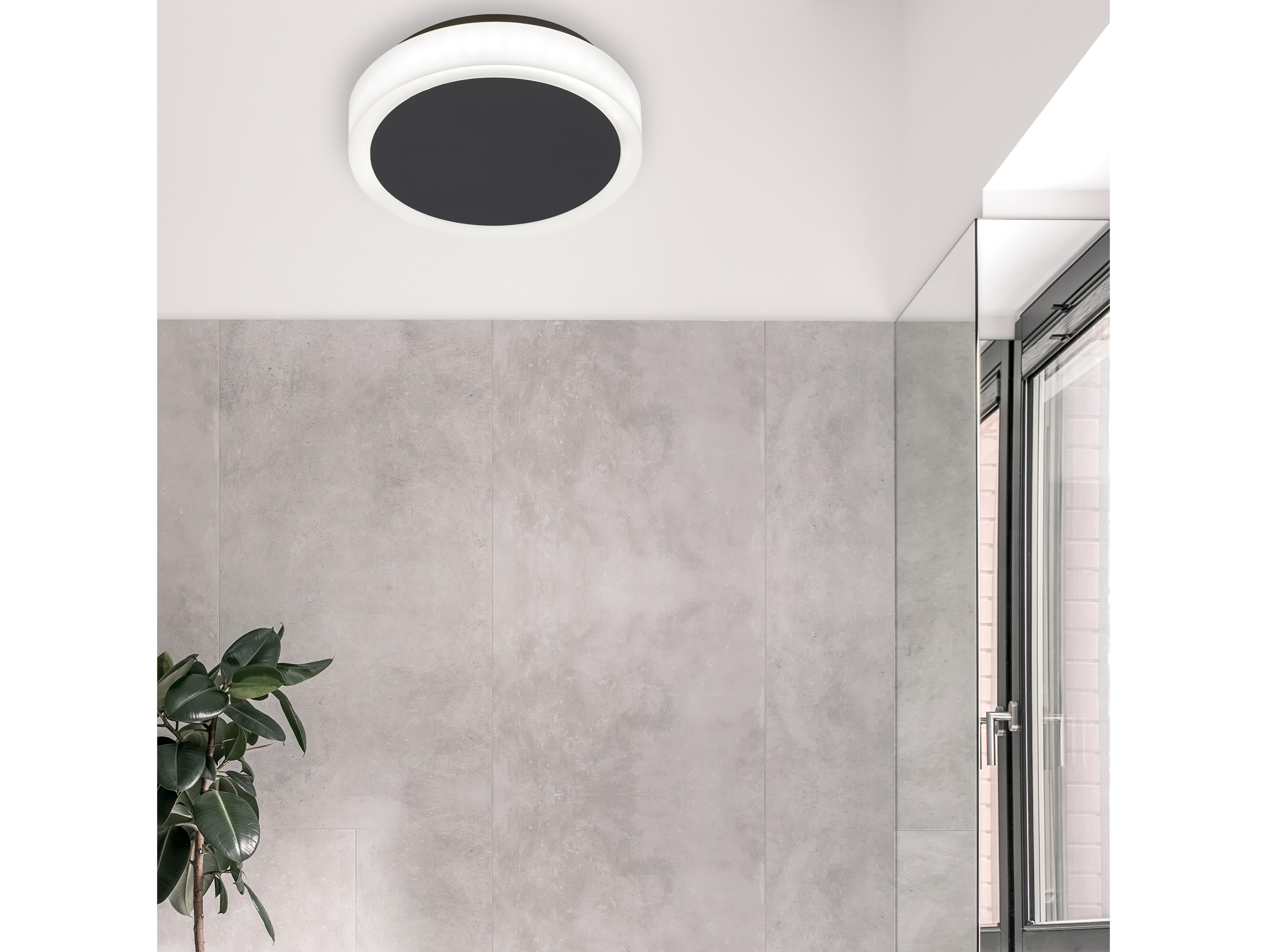 Dainolite Topaz 1-Light Matte Black Wall Sconce