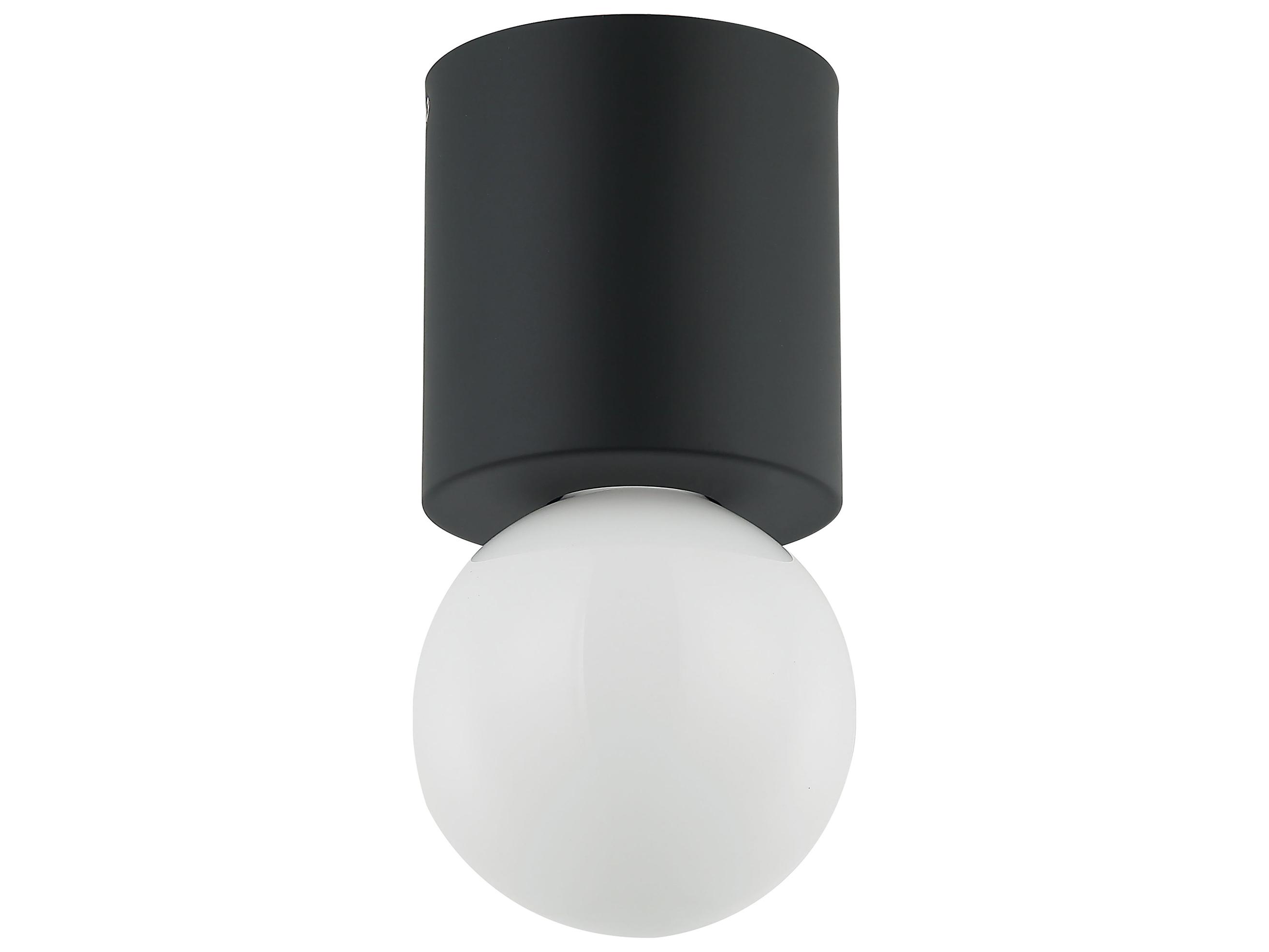 Dainolite Theron 1-Light Matte Black Globe Flush Mount