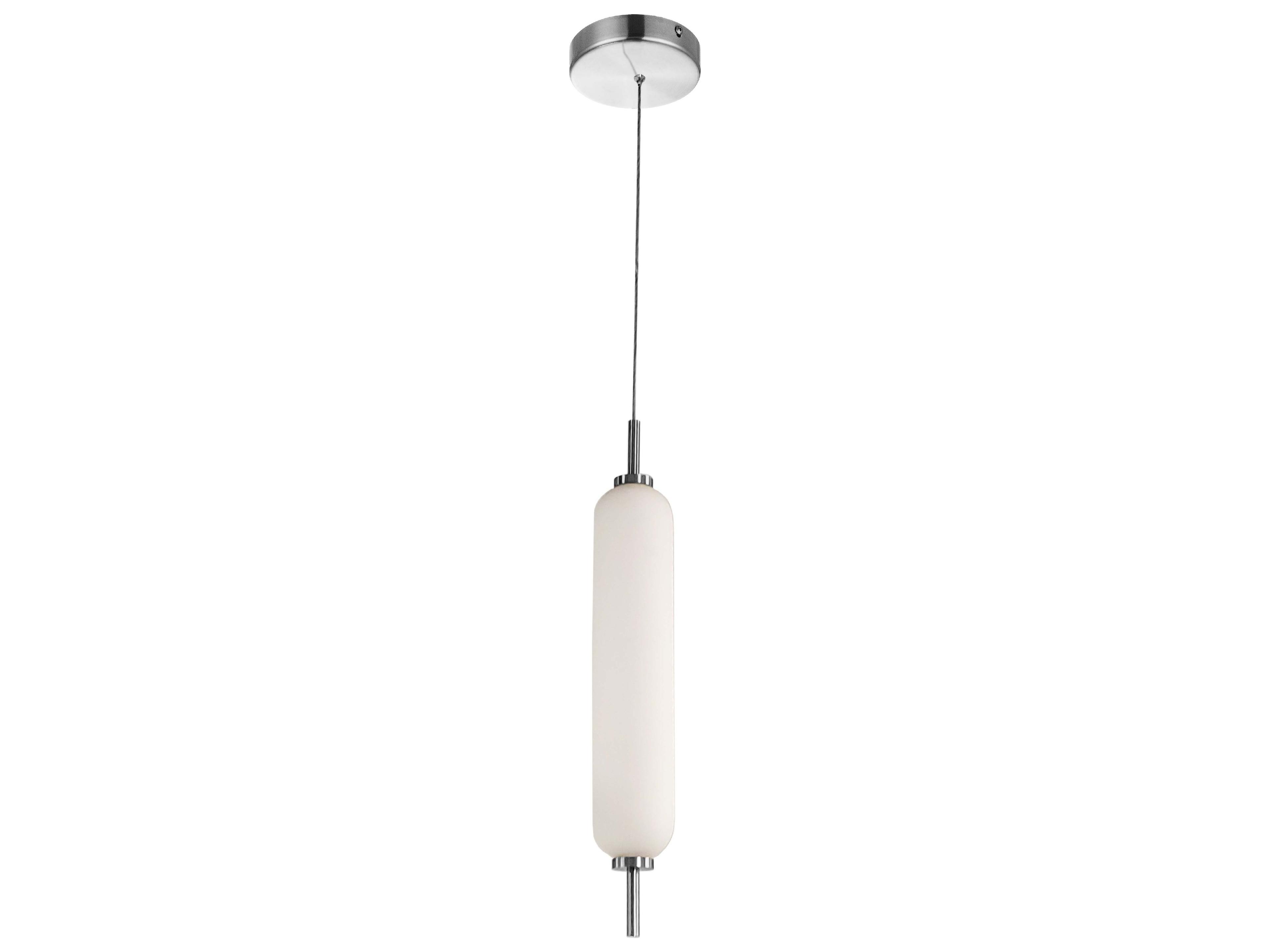 Dainolite Typha 1-Light Polished Chrome Cylinder Mini Pendant