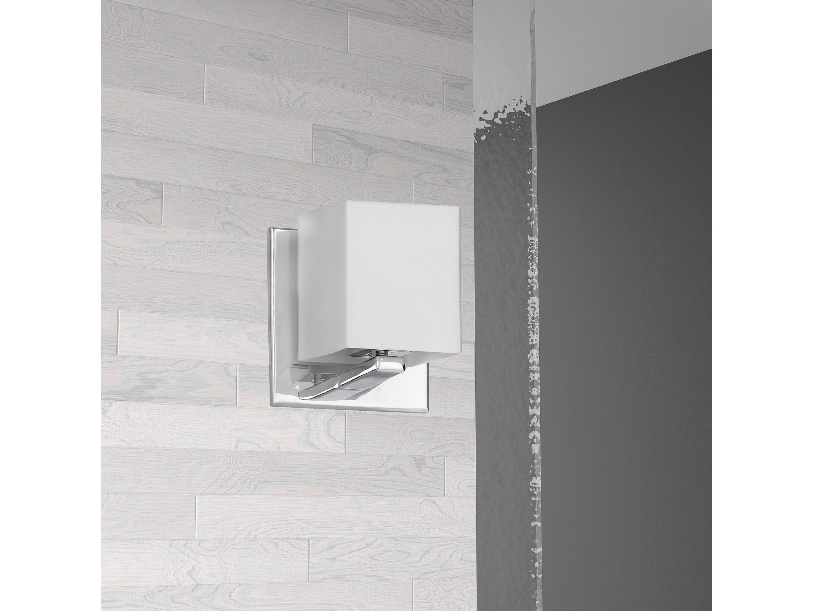 Dainolite Verona 1-Light Polished Chrome Wall Sconce