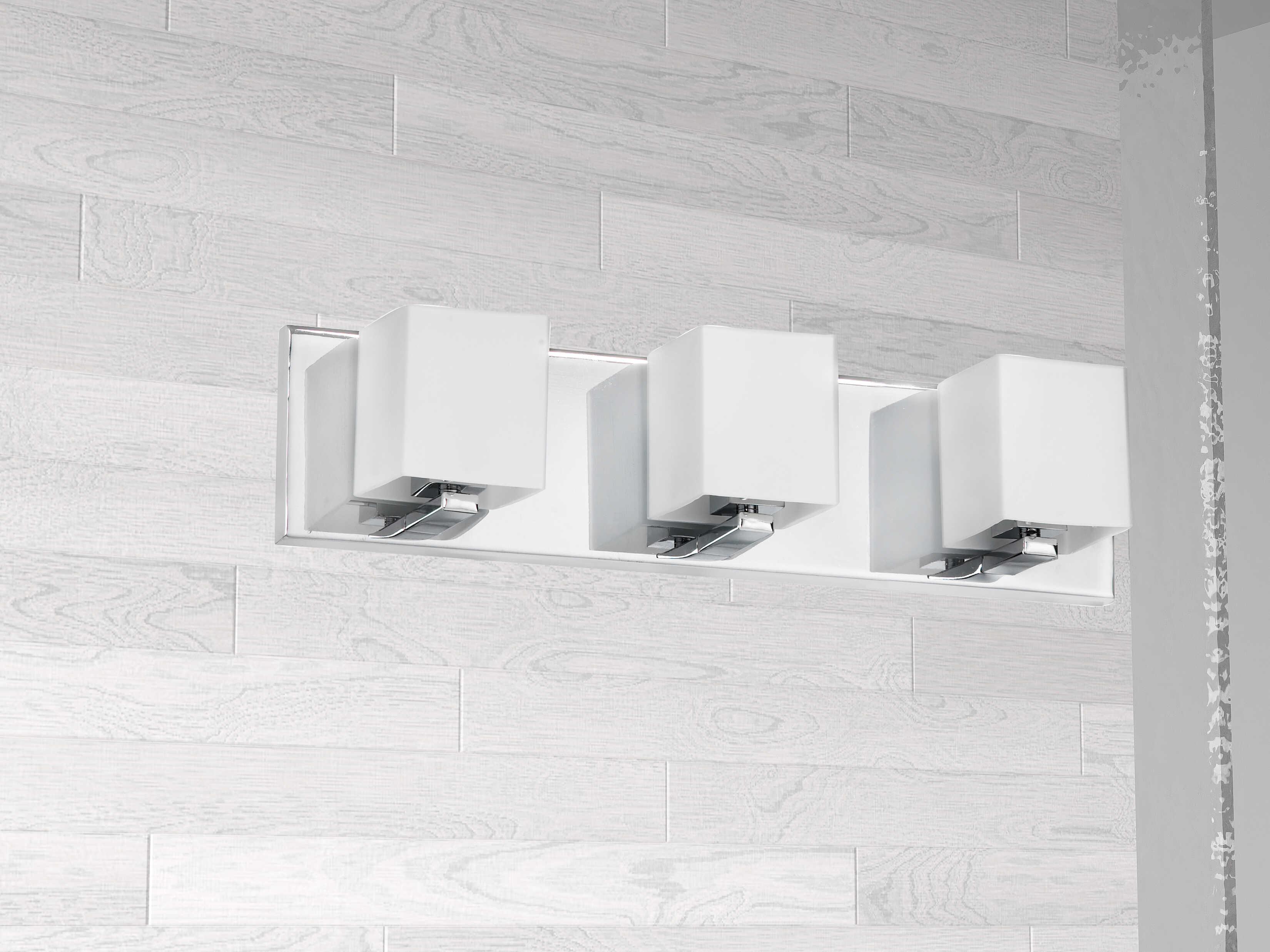 Dainolite Verona 3-Light Polished Chrome Vanity Light