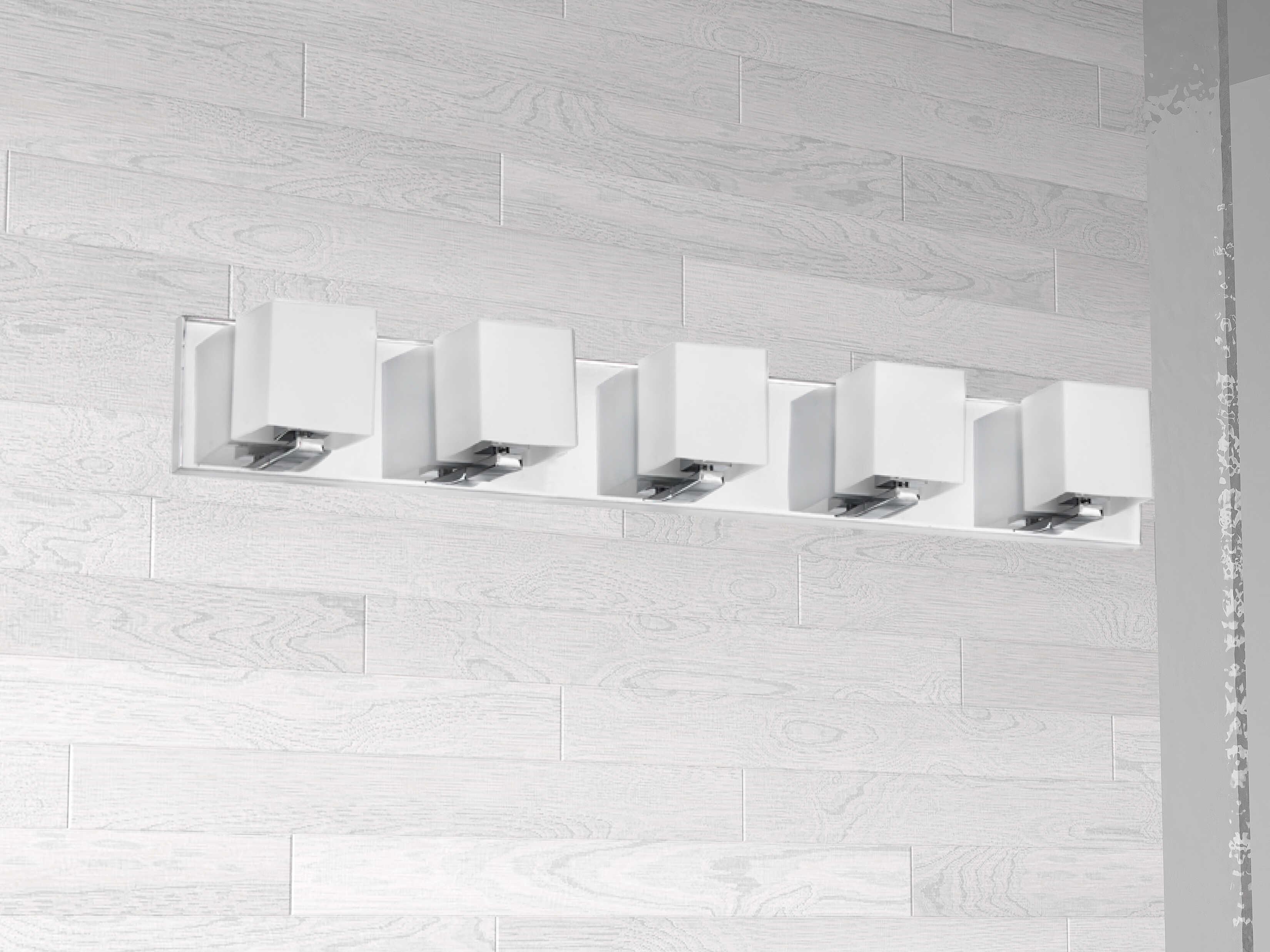 Dainolite Verona 5-Light Polished Chrome Vanity Light