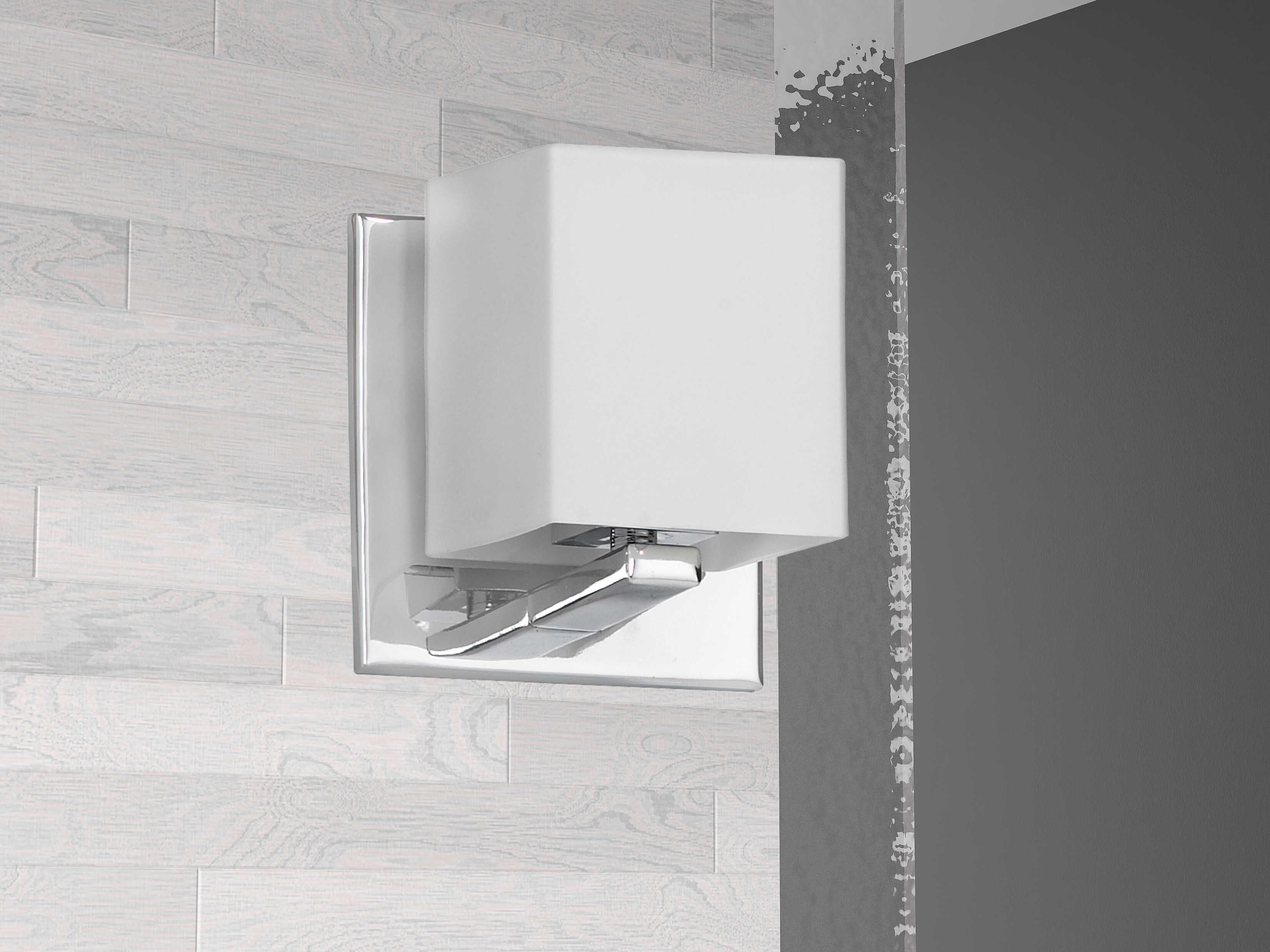 Dainolite Verona 1-Light Polished Chrome Wall Sconce