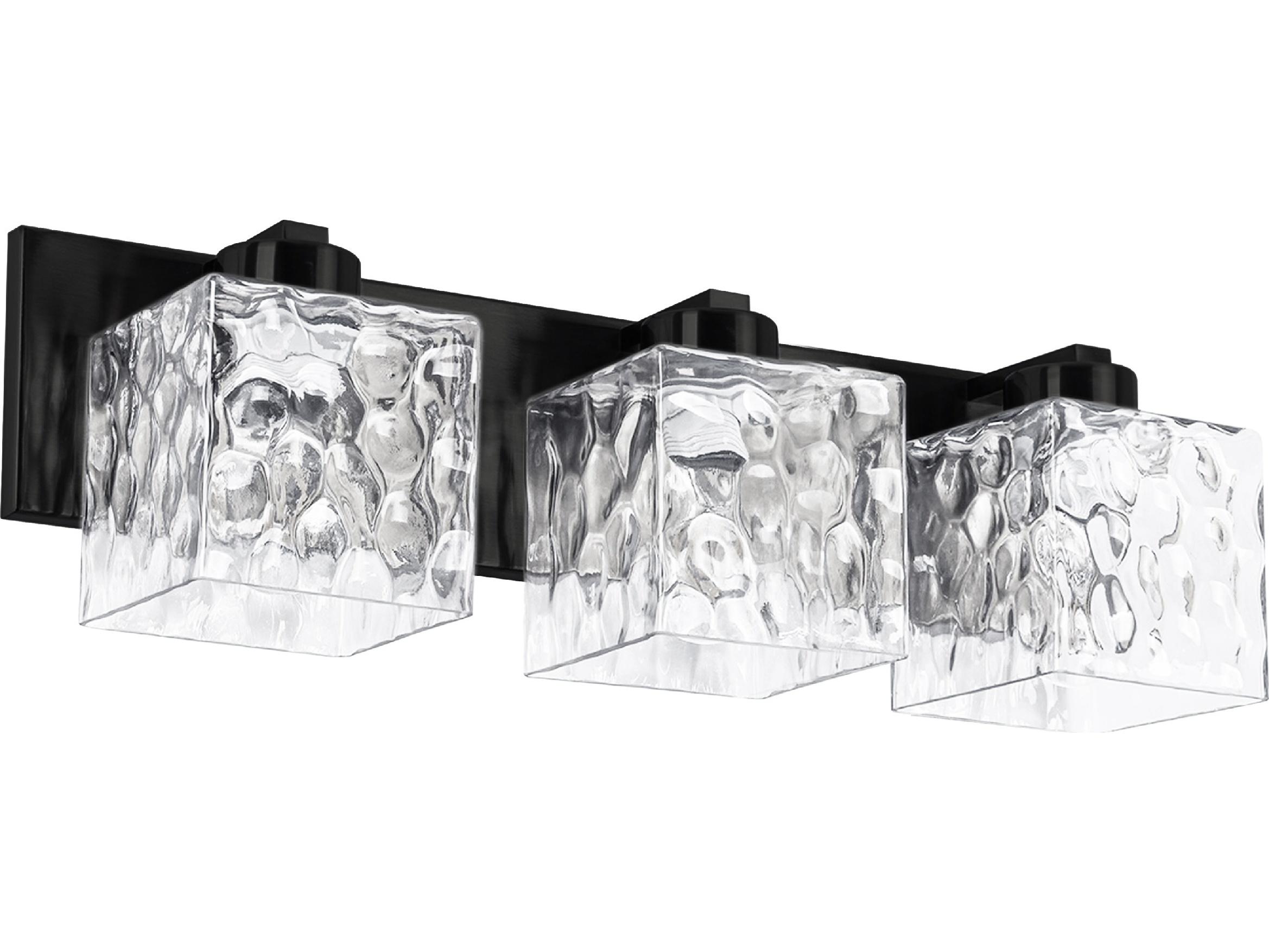 Dainolite Veda 3-Light Matte Black Vanity Light