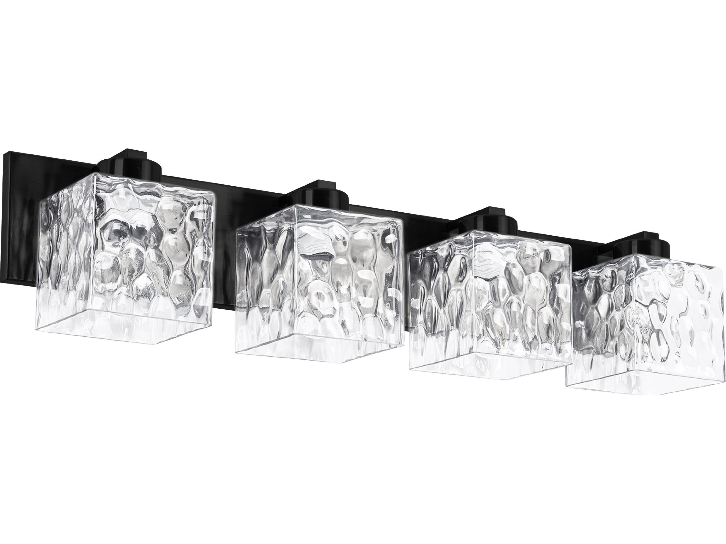 Dainolite Veda 4-Light Matte Black Vanity Light