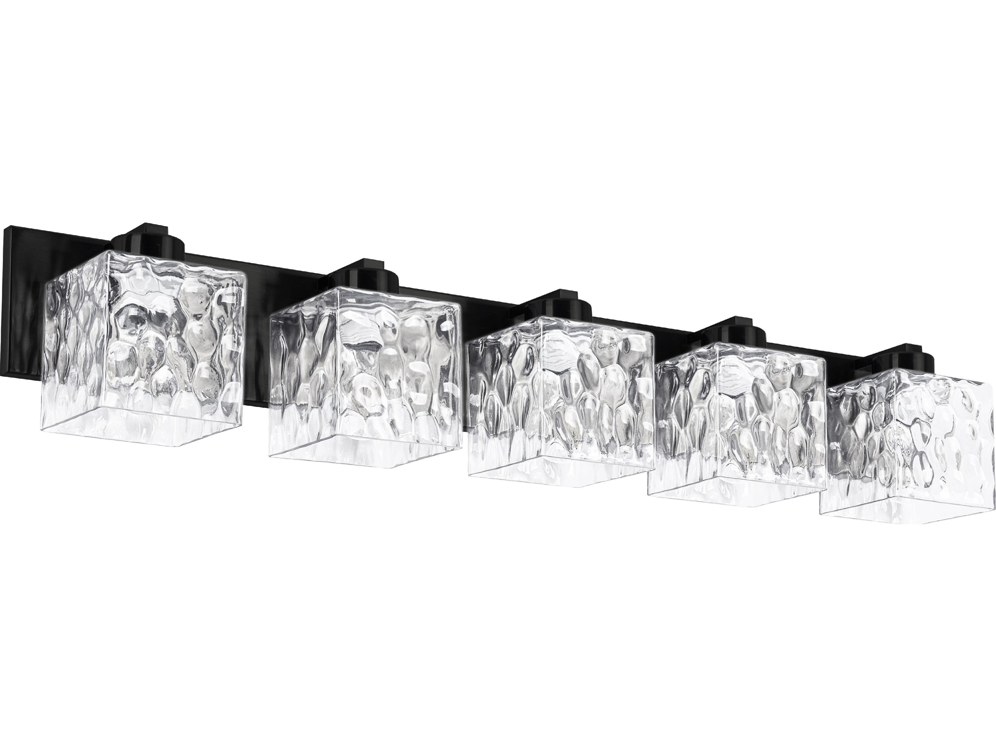 Dainolite Veda 5-Light Matte Black Vanity Light