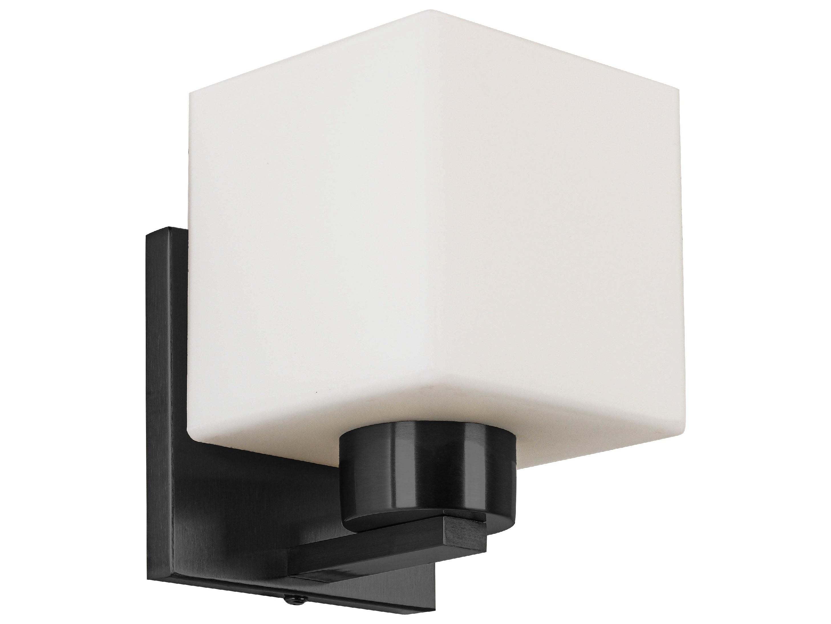 Dainolite Veda 1-Light Matte Black Wall Sconce