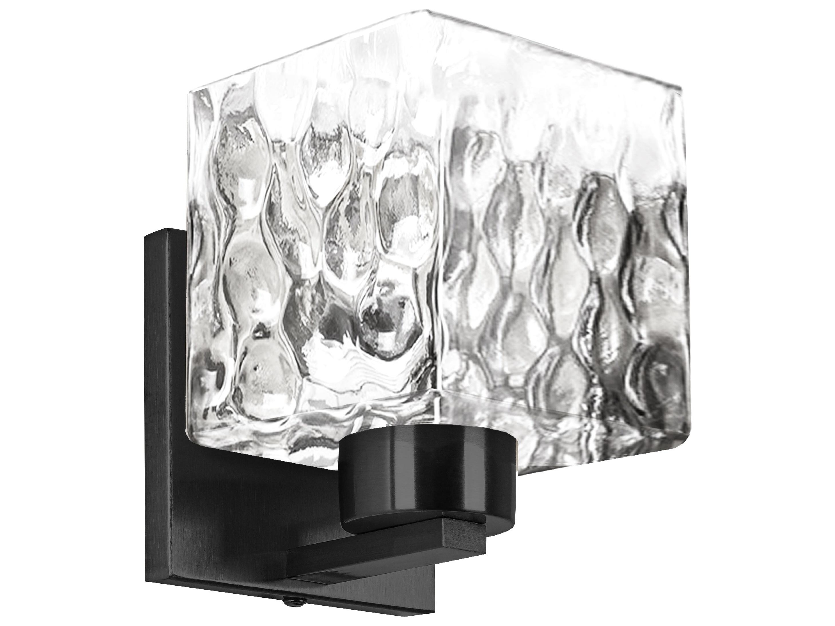 Dainolite Veda 1-Light Matte Black Wall Sconce