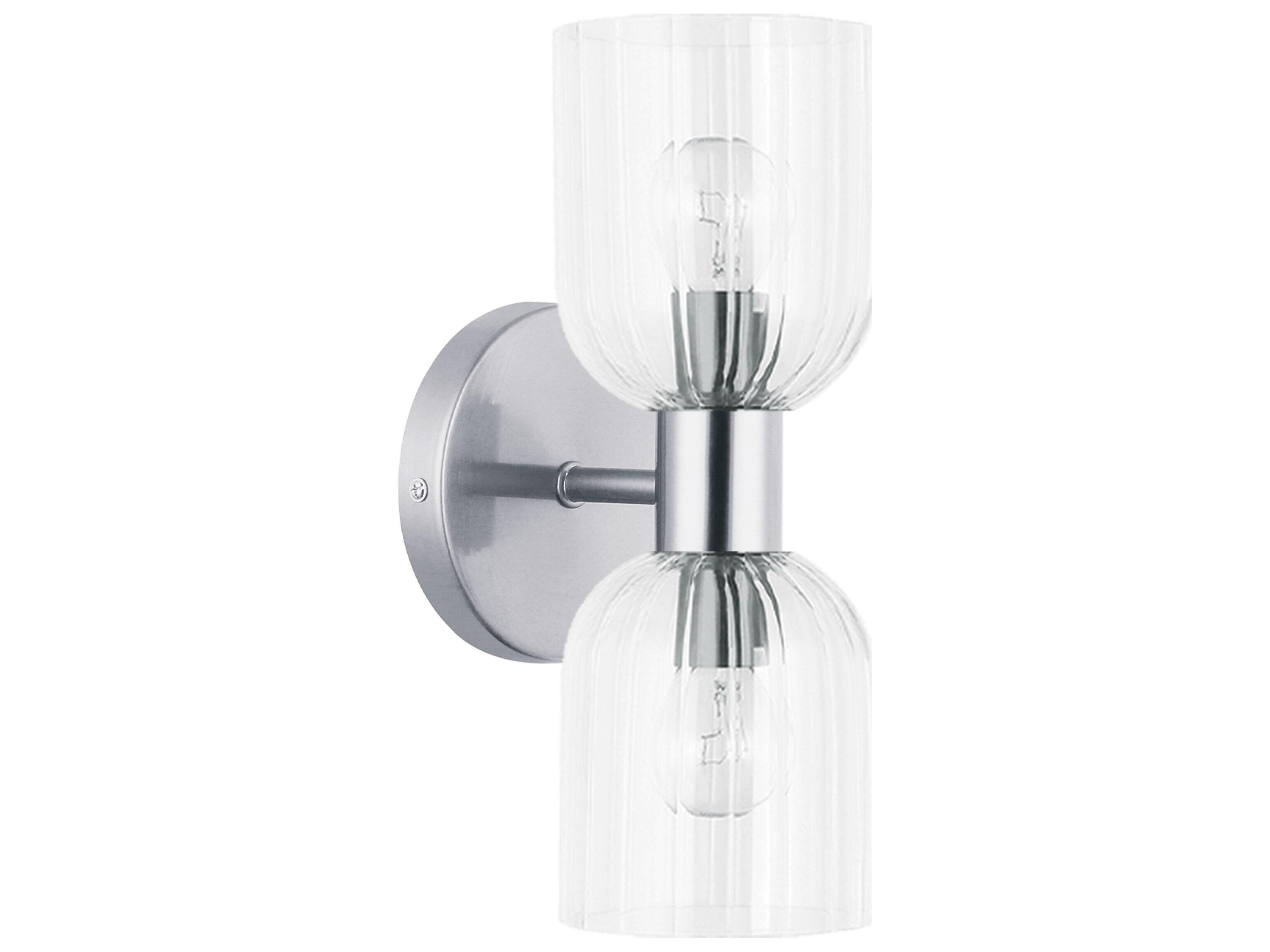 Dainolite Vienna 2-Light Polished Chrome Wall Sconce