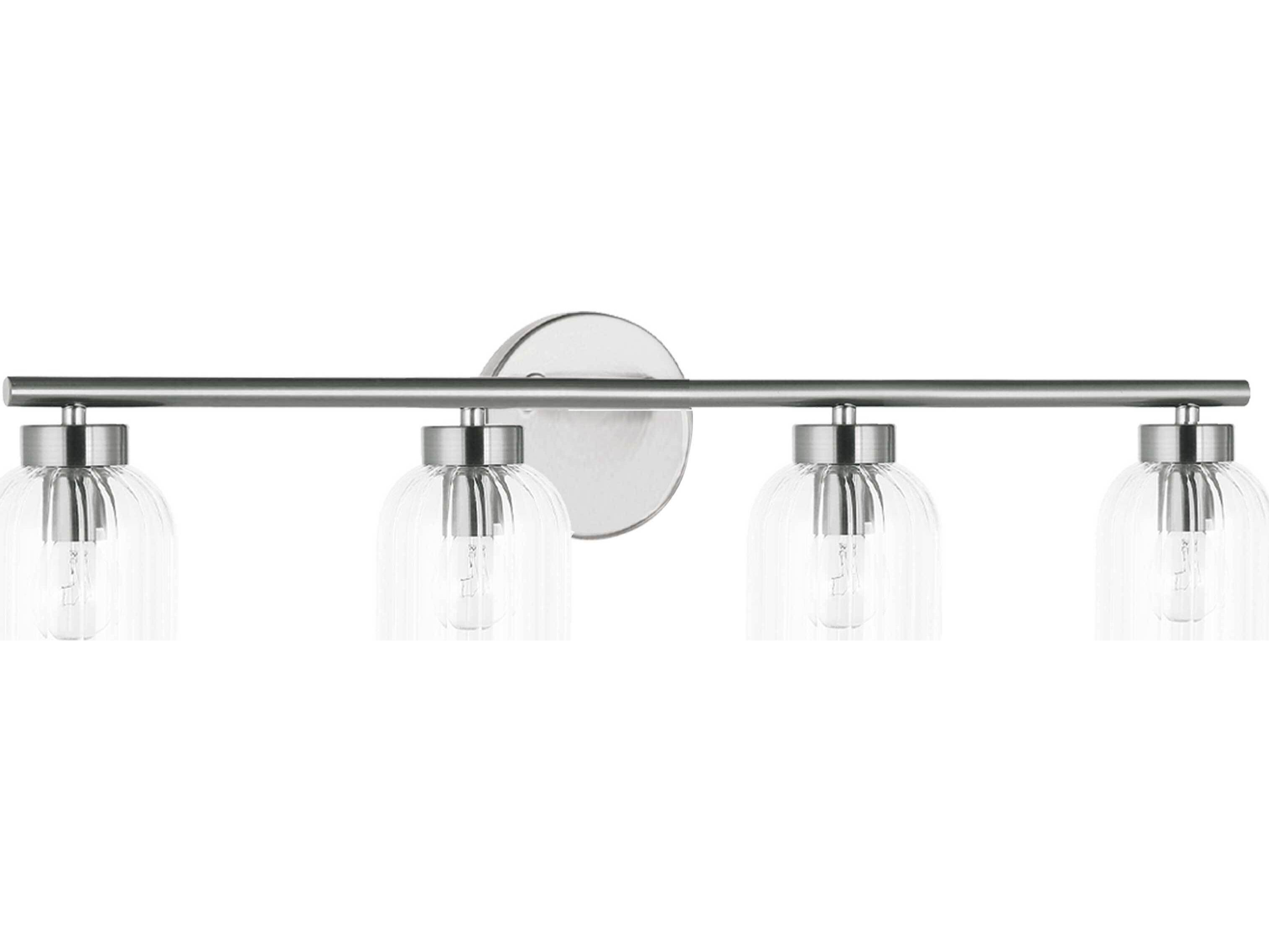 Dainolite Vienna 4-Light Polished Chrome Vanity Light