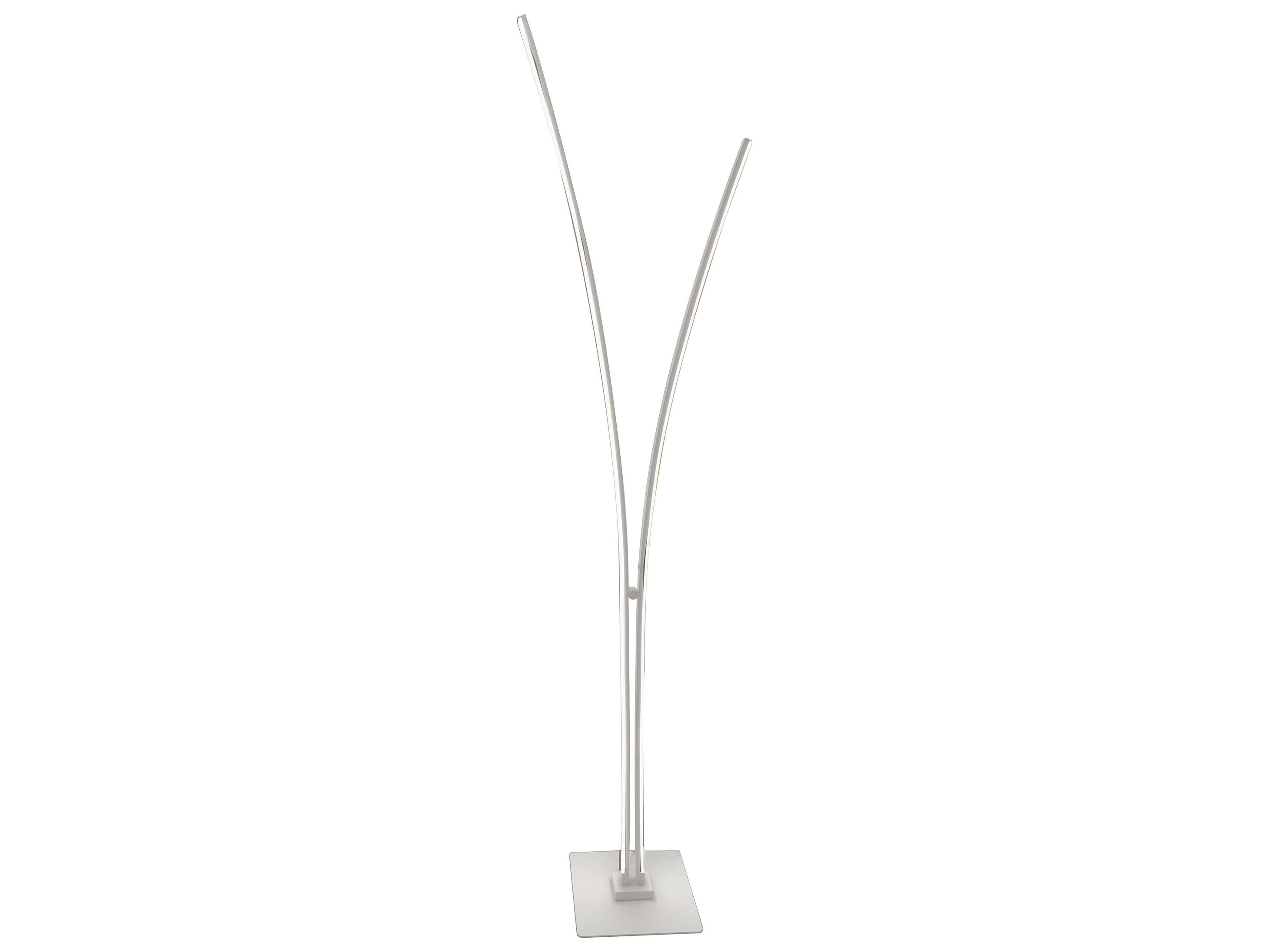 Dainolite Vincent Matte White Floor Lamp