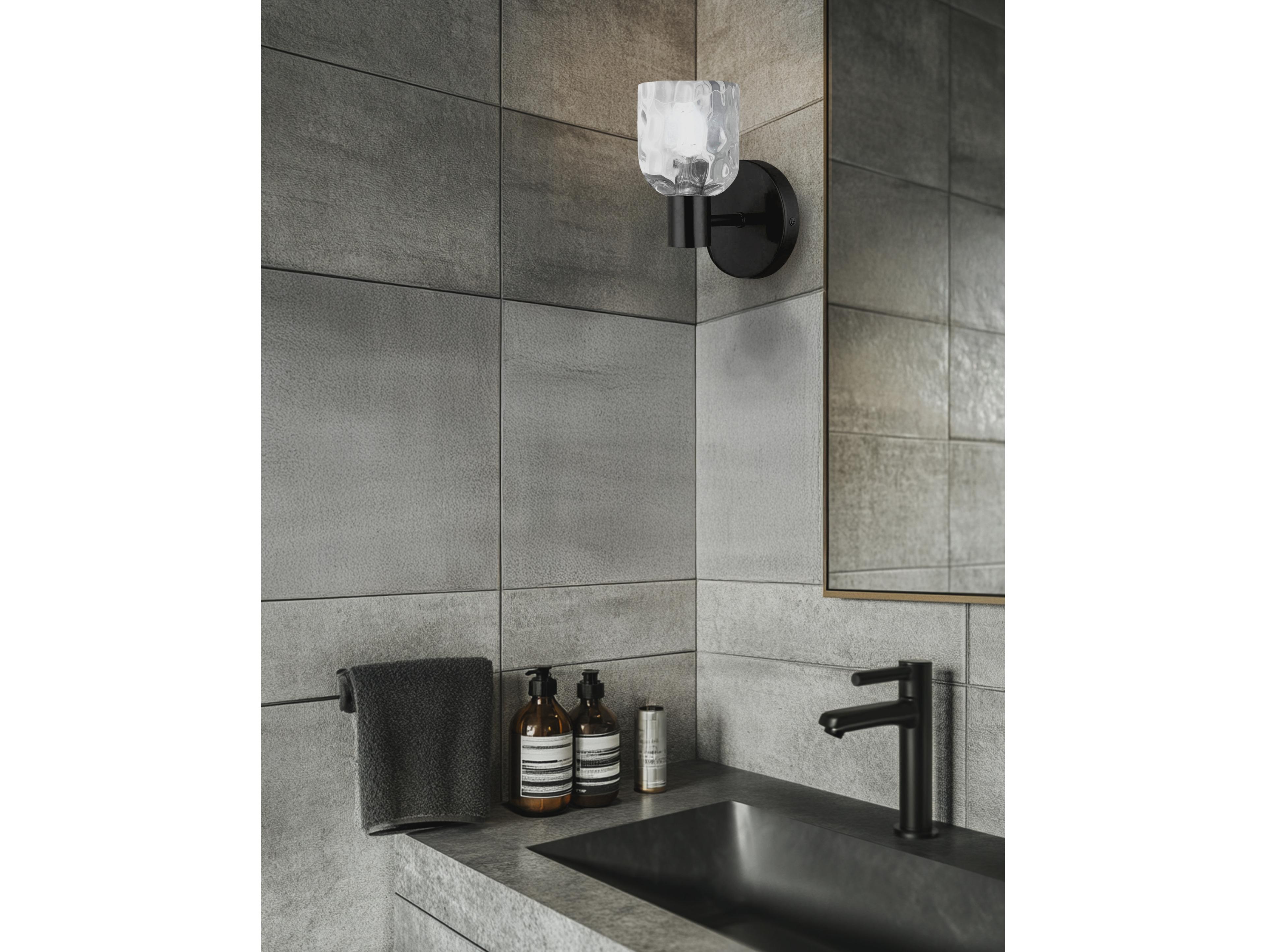 Dainolite Vallora 1-Light Aged Brass Wall Sconce