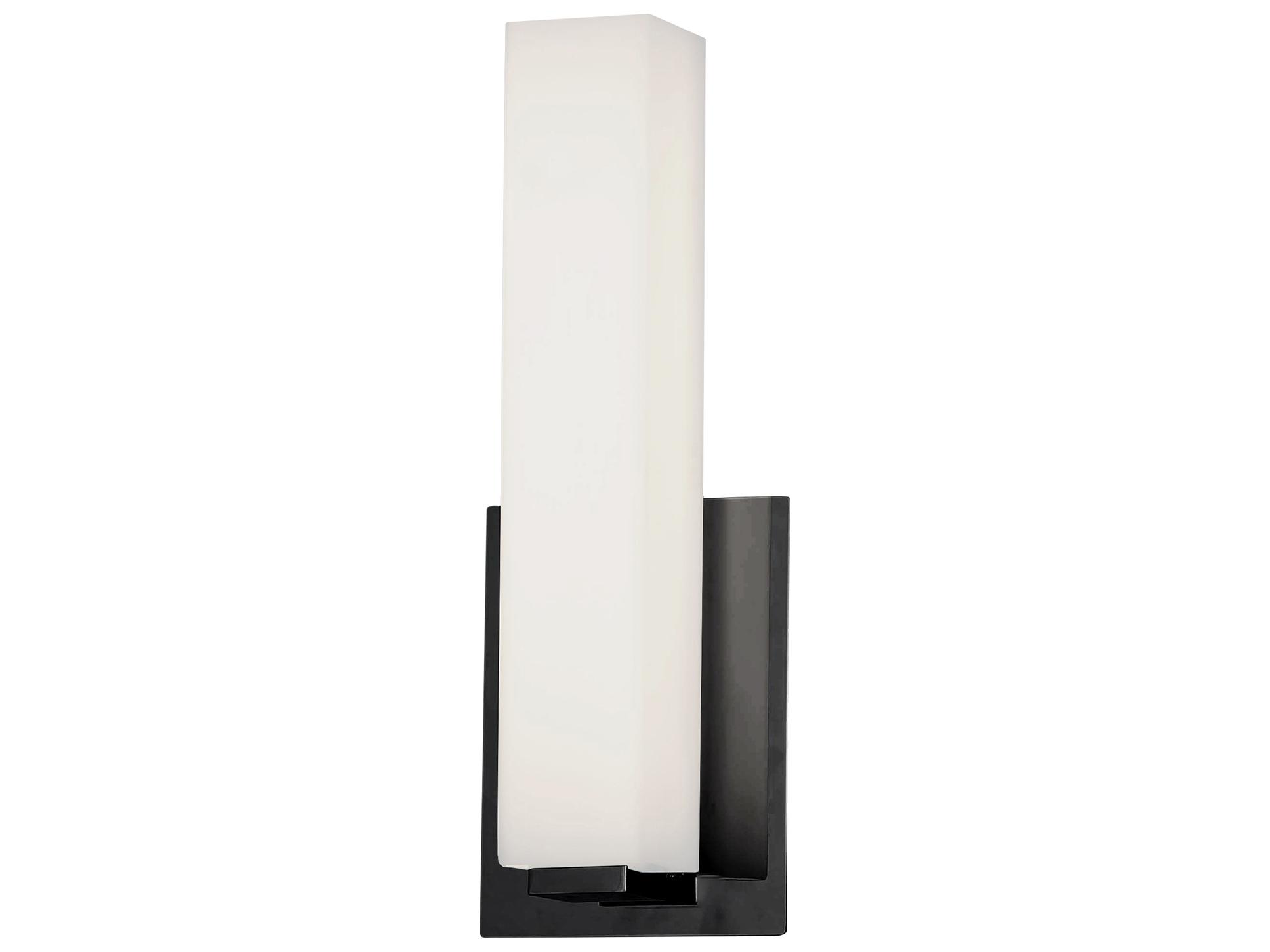 Dainolite Vonte 1-Light Matte Black Wall Sconce