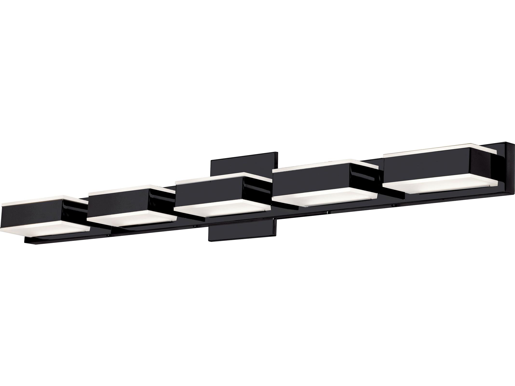 Dainolite Viola 5-Light Matte Black Vanity Light