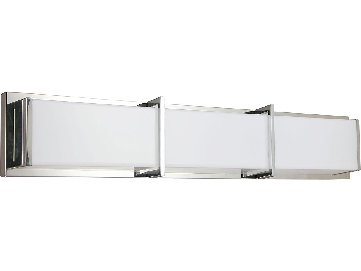 Dainolite Winston 1-Light Polished Chrome Vanity Light