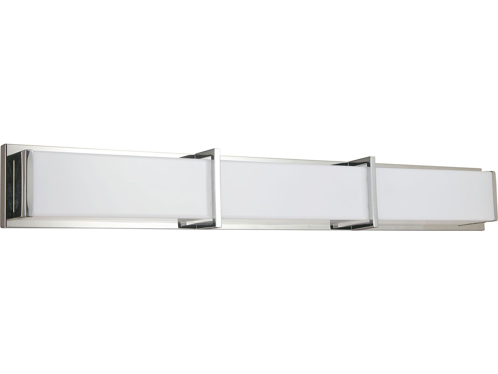 Dainolite Winston 1-Light Polished Chrome Vanity Light