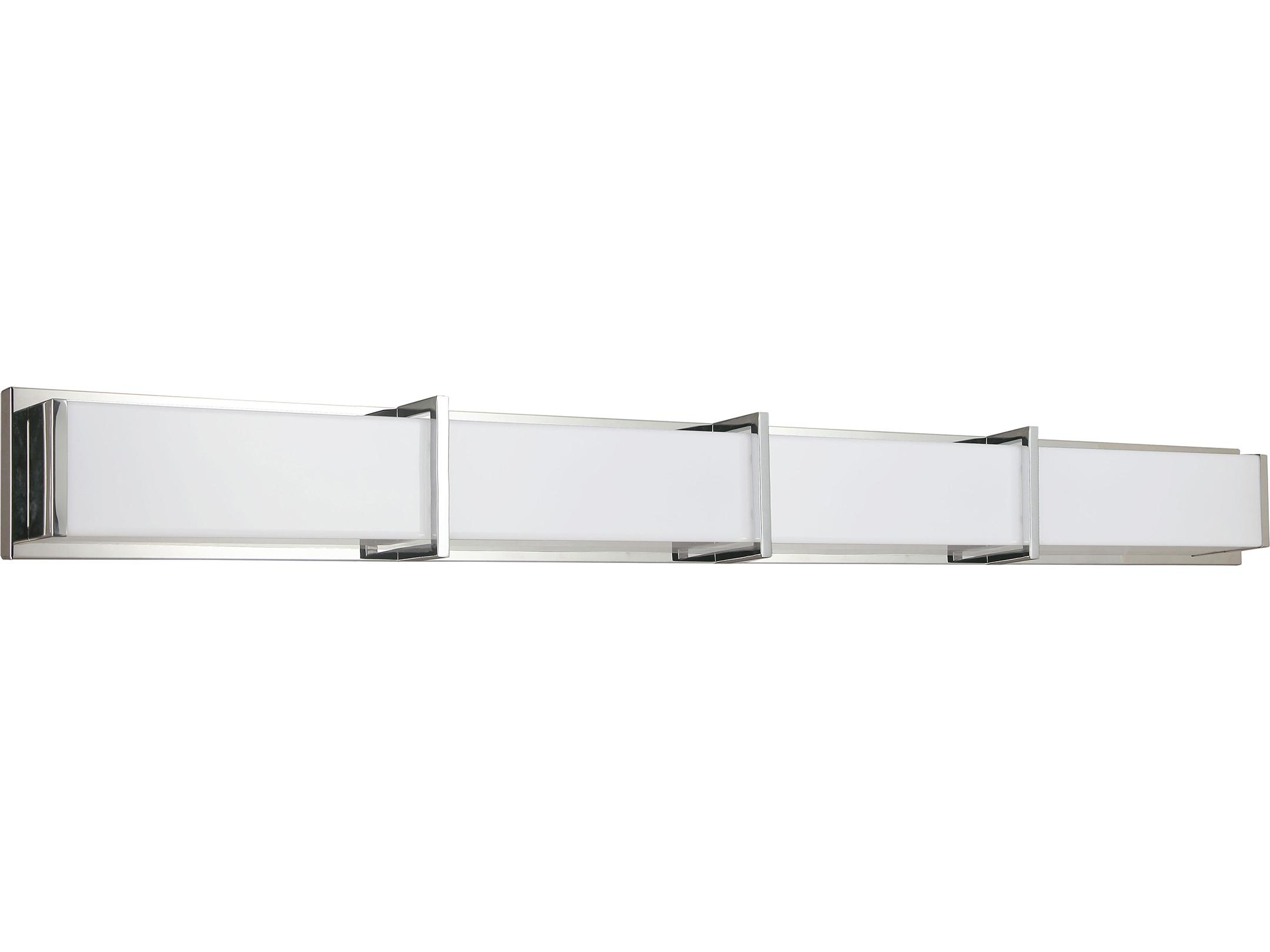 Dainolite Winston 1-Light Polished Chrome Vanity Light