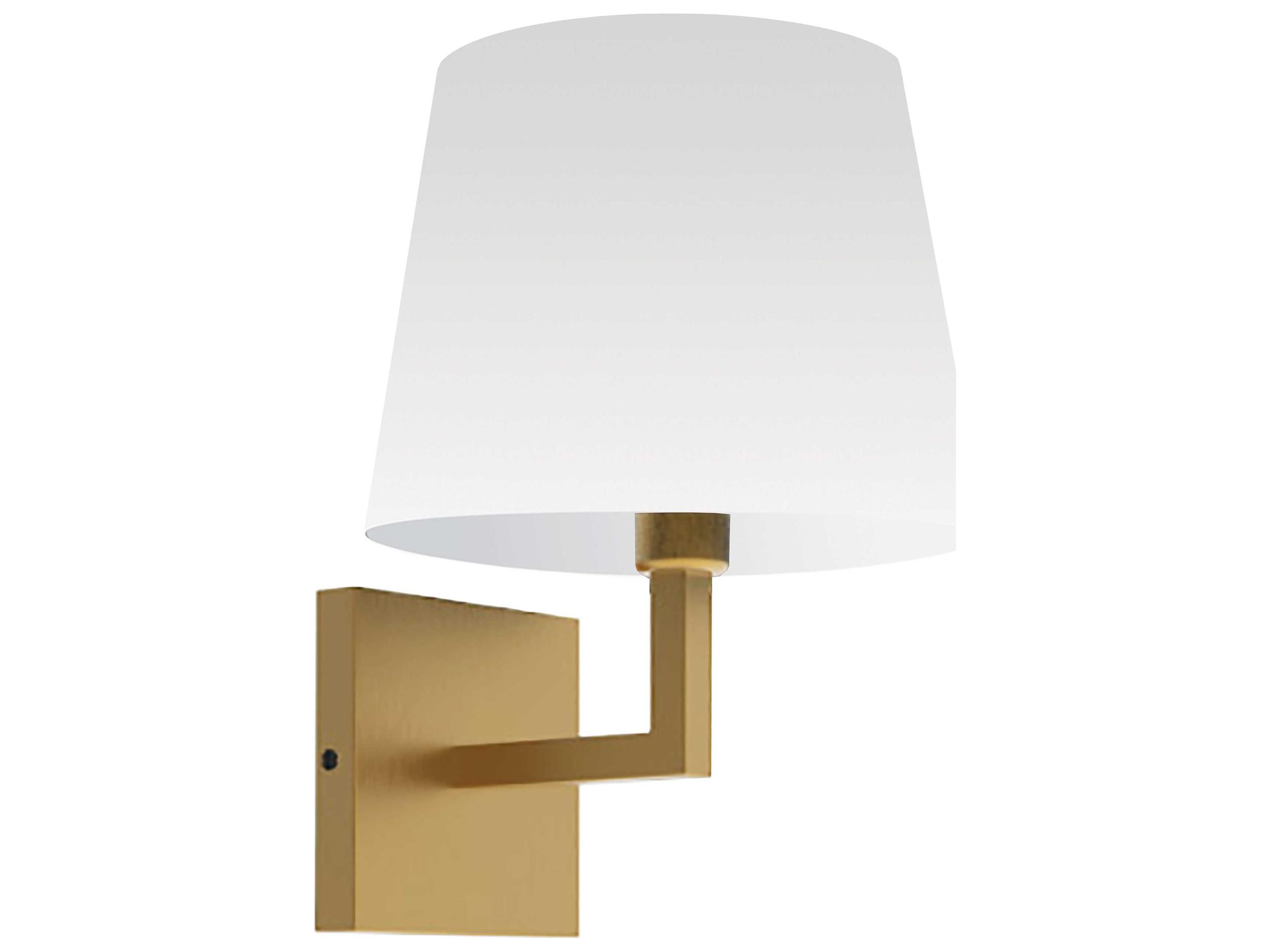 Dainolite Whitney 1-Light Aged Brass Wall Sconce