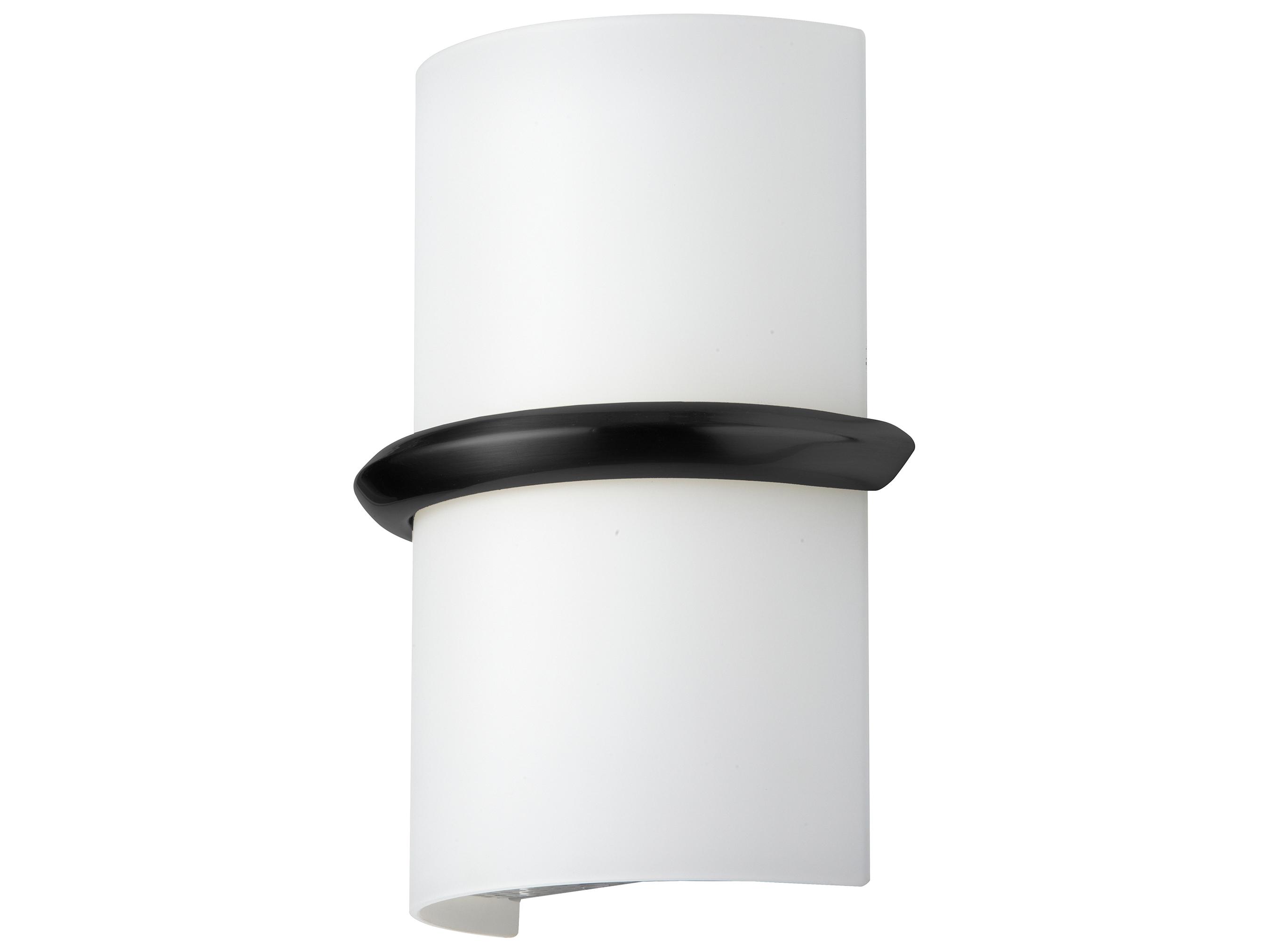 Dainolite Wallace 1-Light Matte Black Wall Sconce