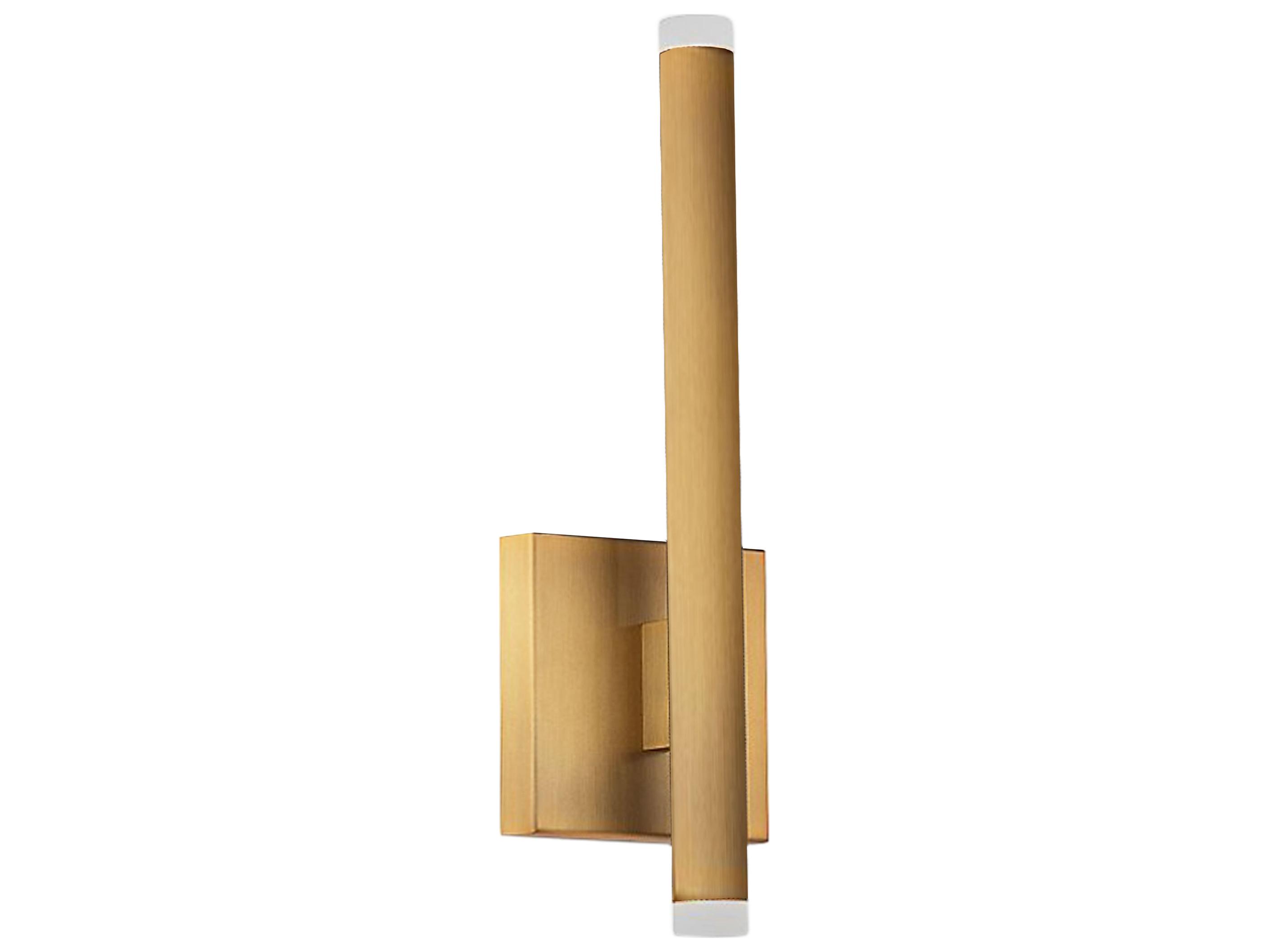 Dainolite Wilson 2-Light Aged Brass Wall Sconce