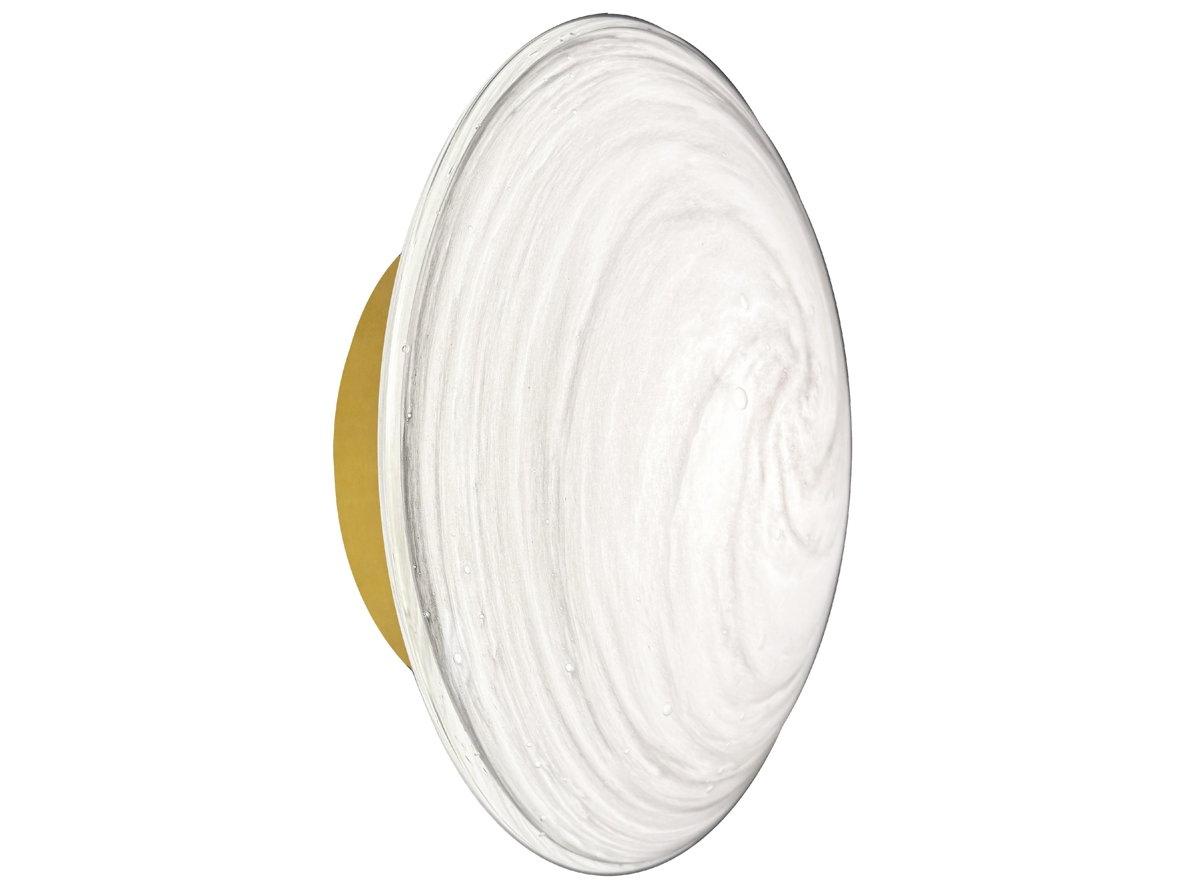 Dainolite Wenona 1-Light Aged Brass Wall Sconce