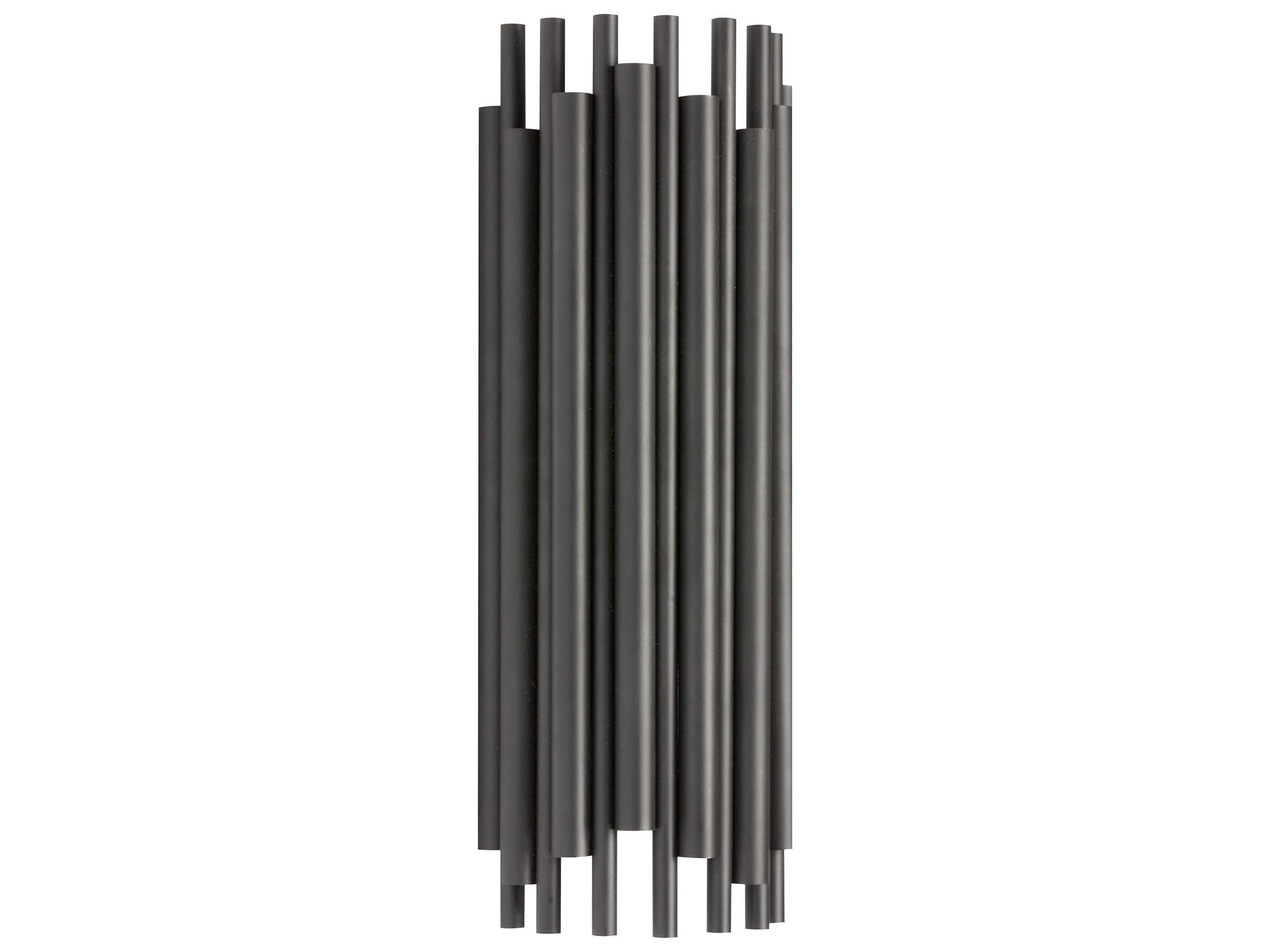 Dainolite Weslyn 2-Light Matte Black Wall Sconce