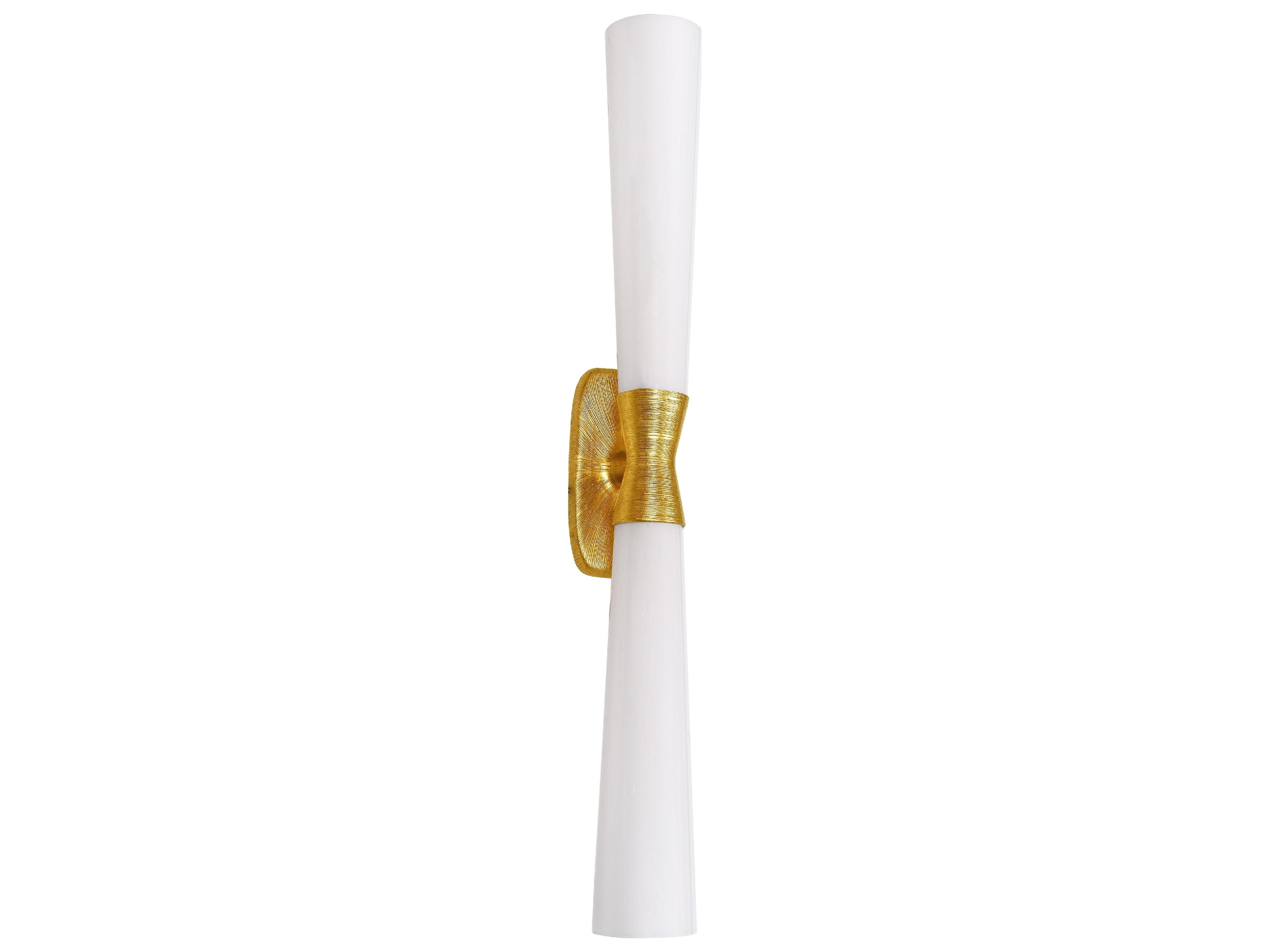 Dainolite Whitney 2-Light Gold Wall Sconce