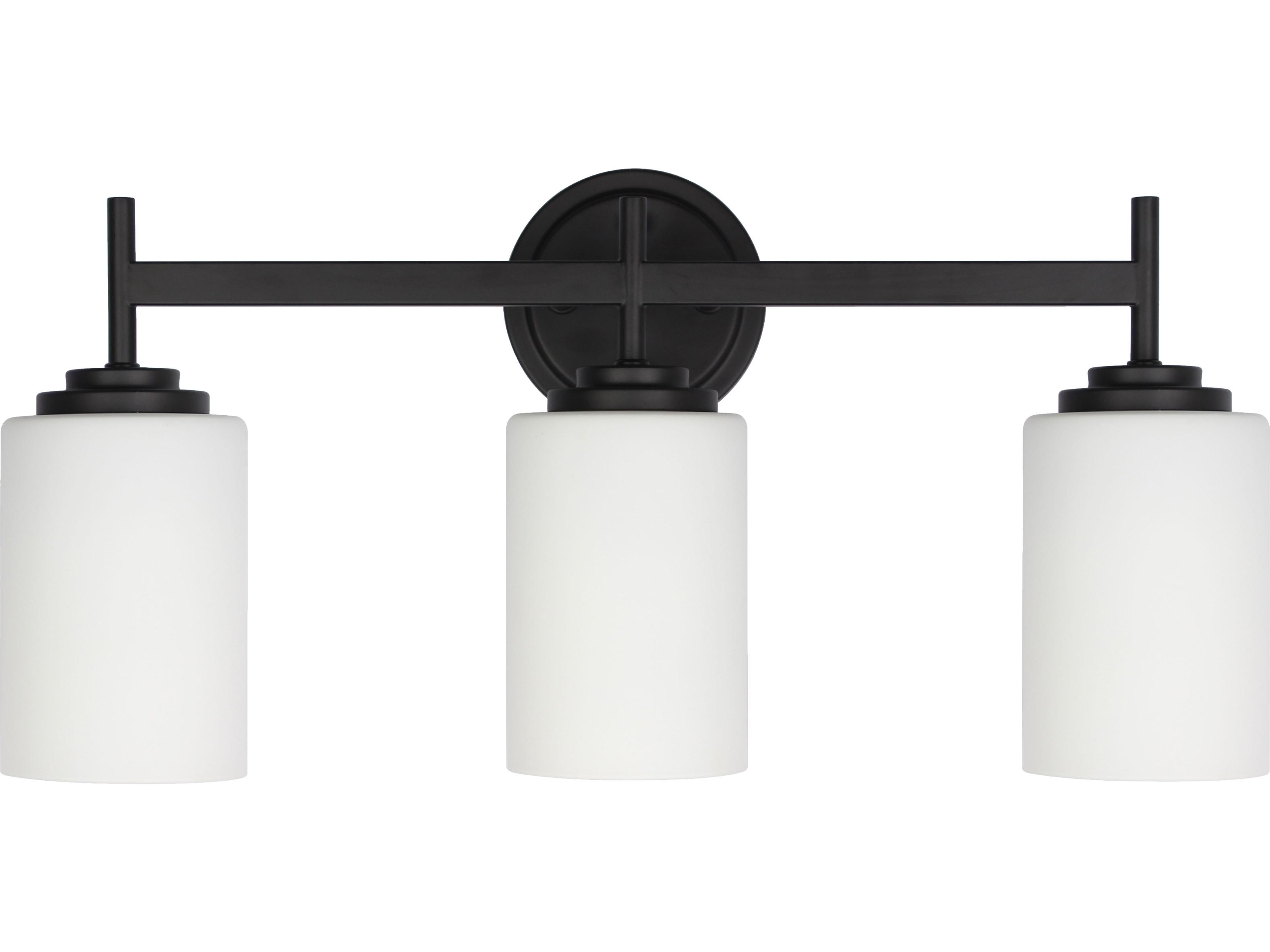 Dainolite Wynona Matte Black Vanity Light