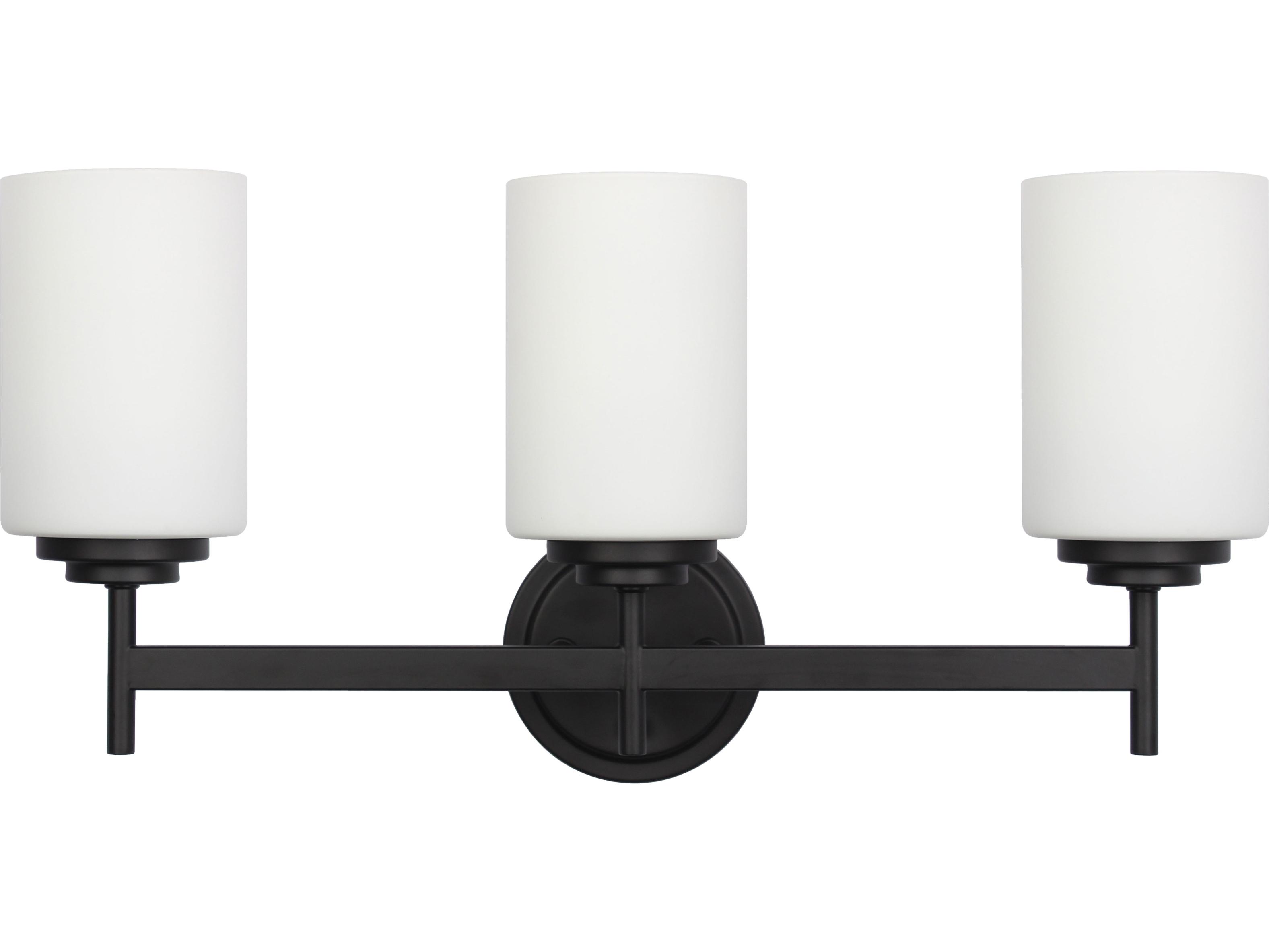 Dainolite Wynona Matte Black Vanity Light