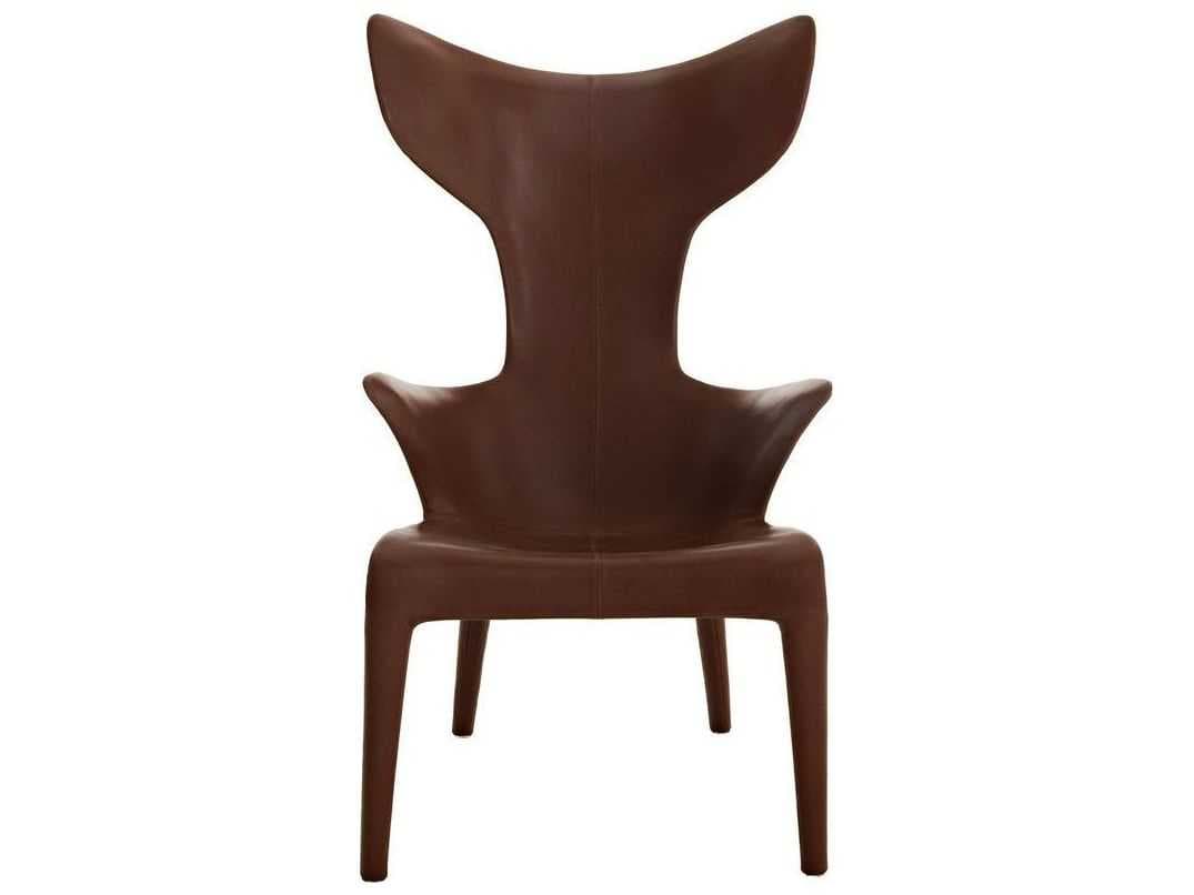 Driade Lou Read By Phillippe Starck Leather Accent Chair