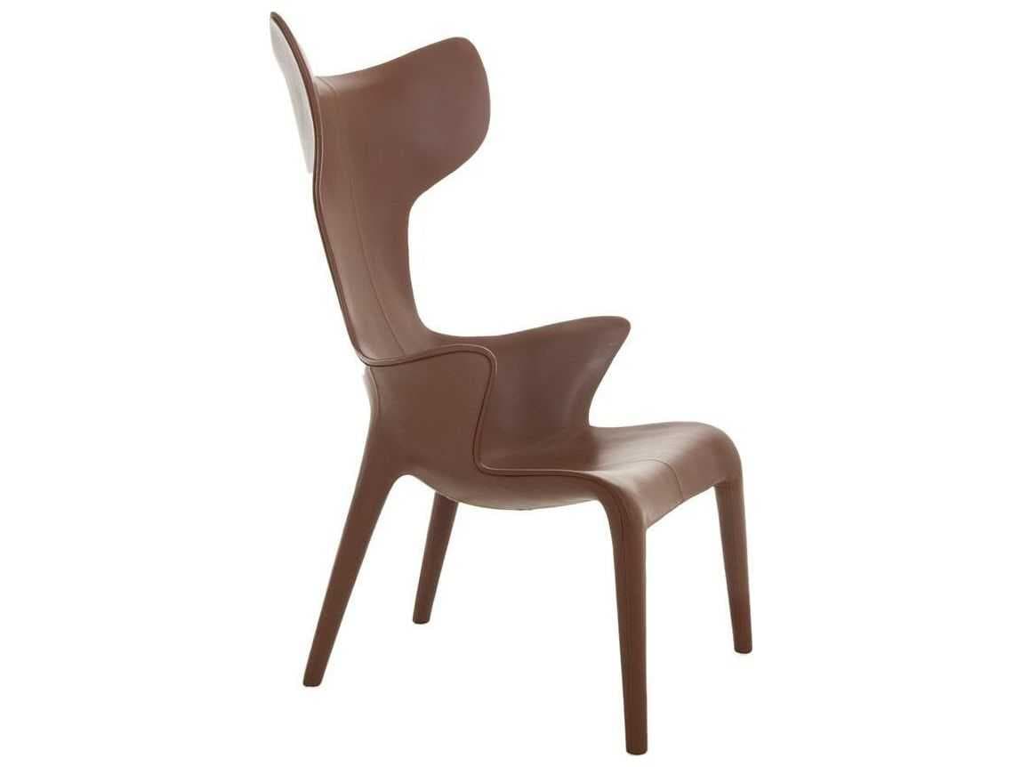 Driade Lou Read By Phillippe Starck Leather Accent Chair