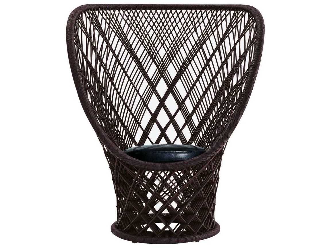 Driade Pavo By Patricia Urquiola Black Accent Chair