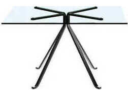 Driade Cuginetto By Enzo Mari Square Glass End Table