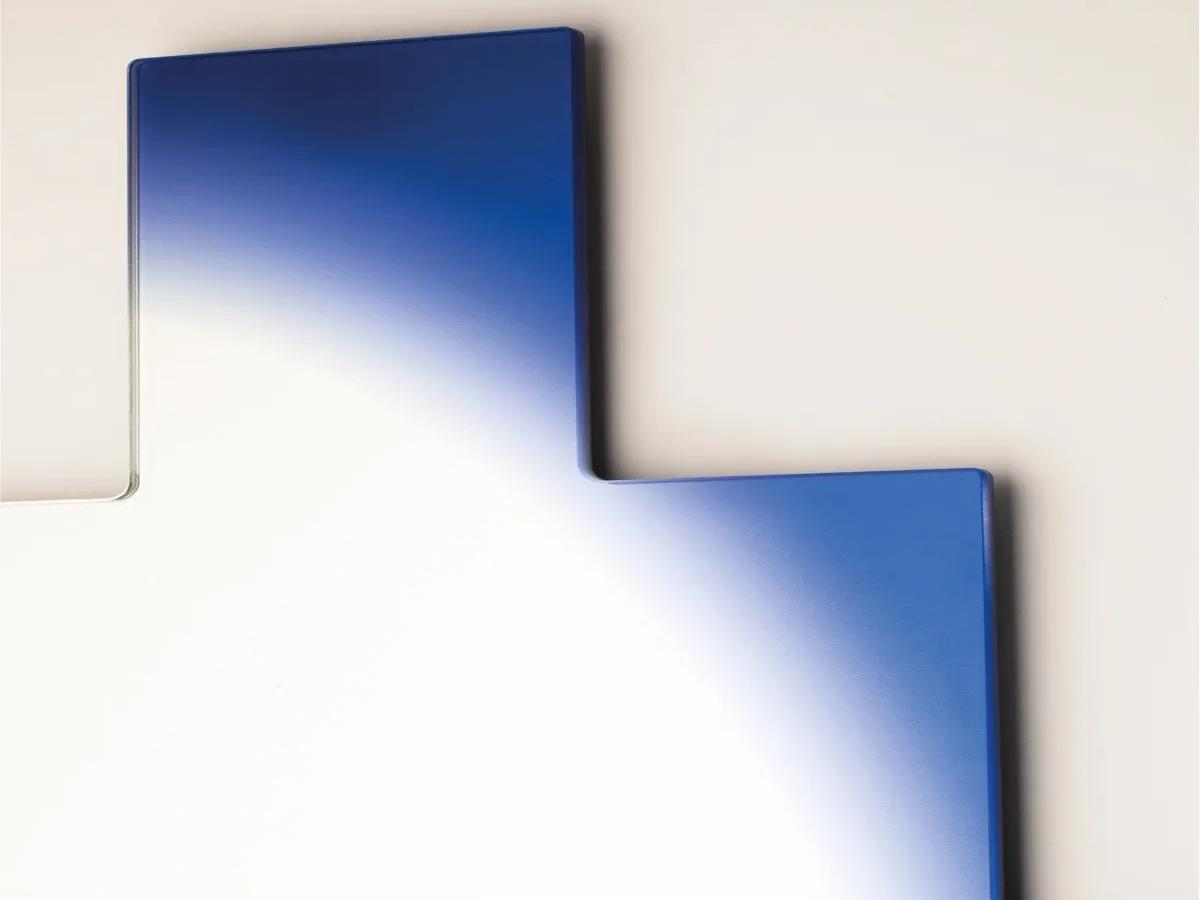 Driade Edaird Silver / Blue Wall Mirror