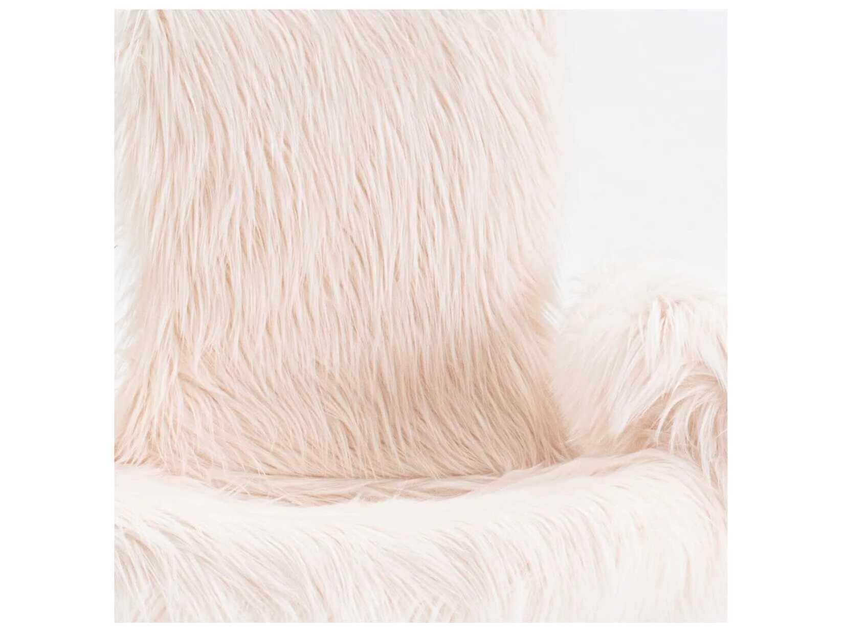 Driade Cocky Gold Fur Accent Chair