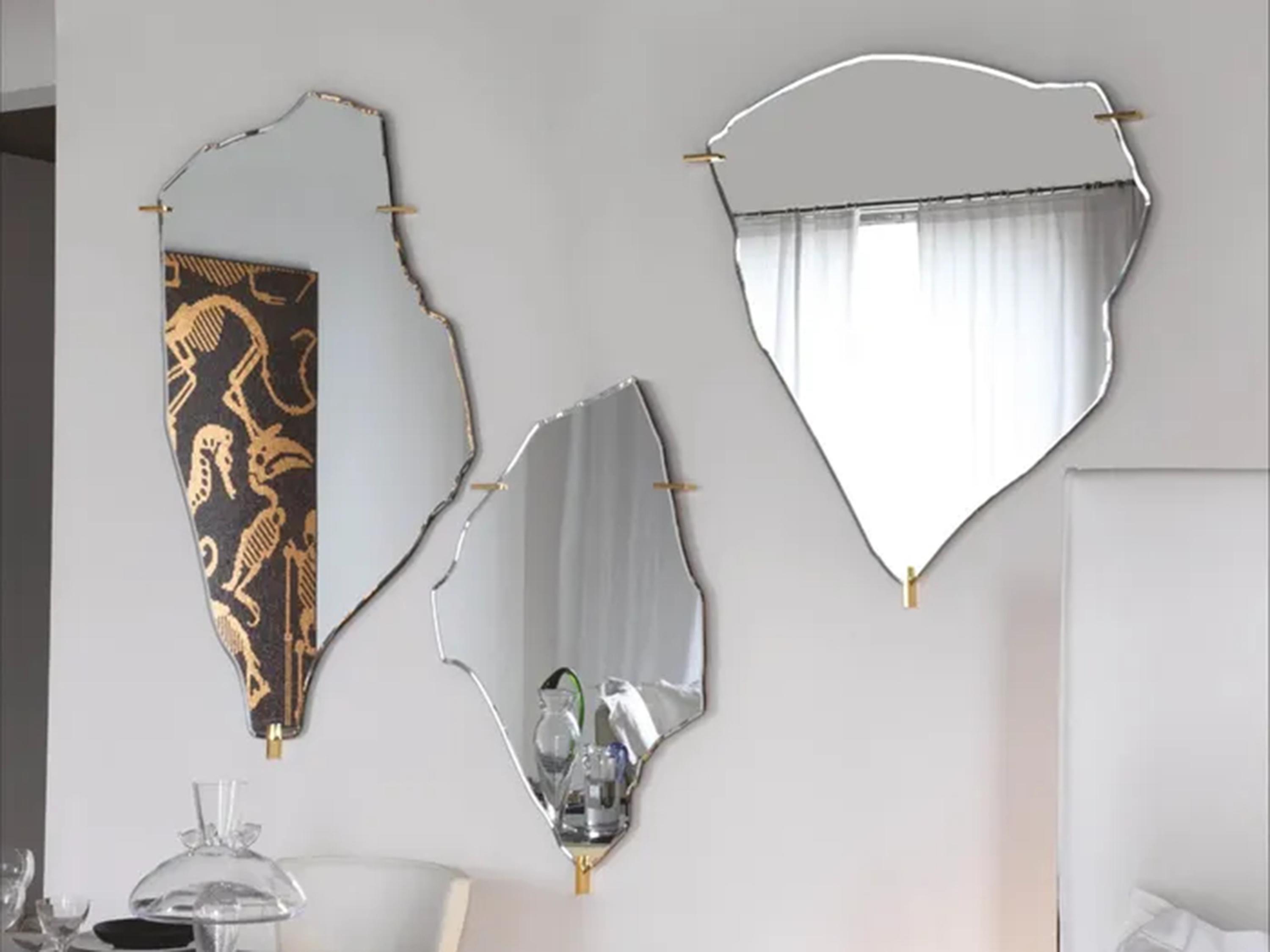 Driade Archipelago By Fredrikson Stallard Silver Wall Mirror