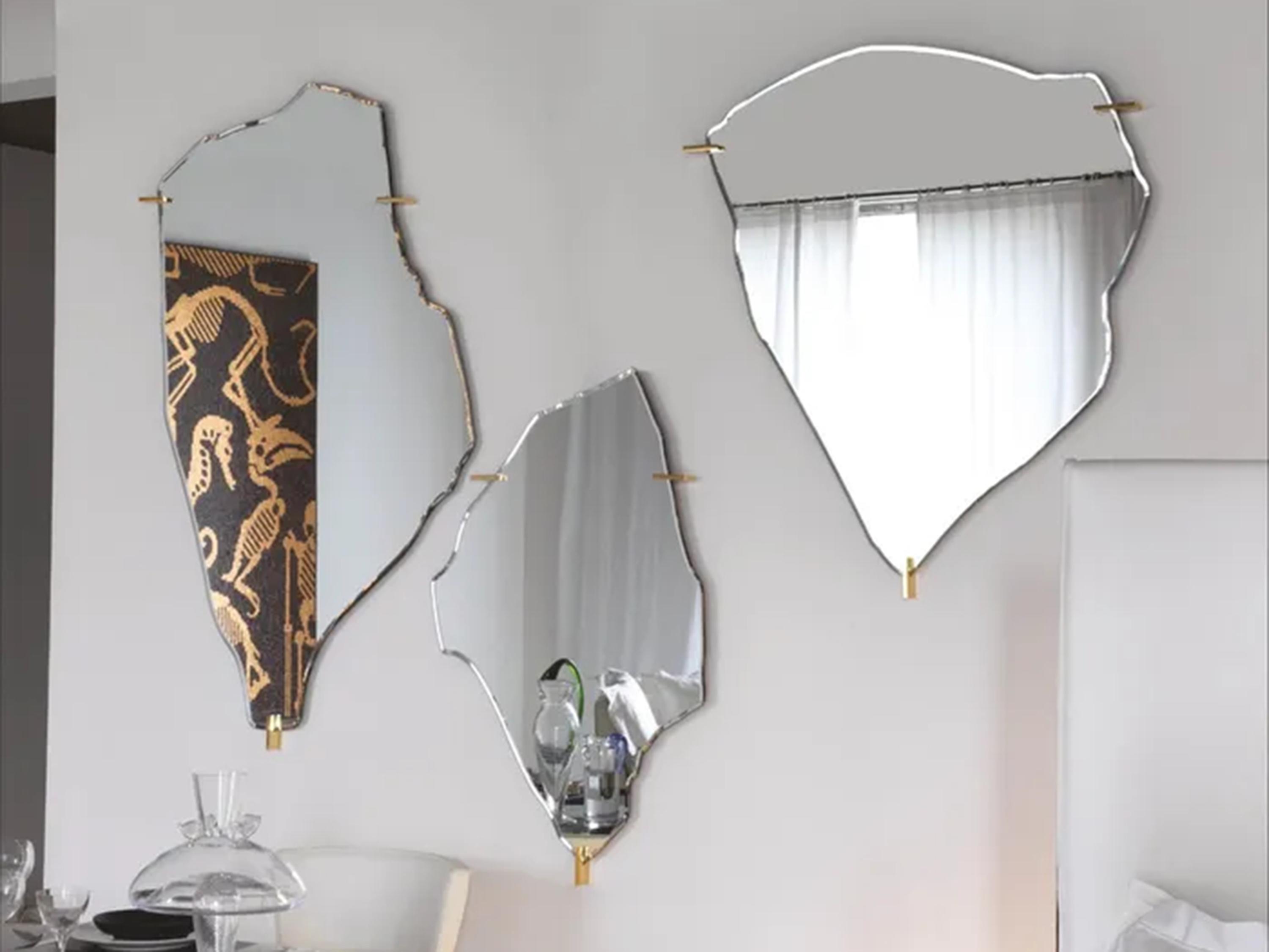 Driade Archipelago By Fredrikson Stallard Silver Wall Mirror