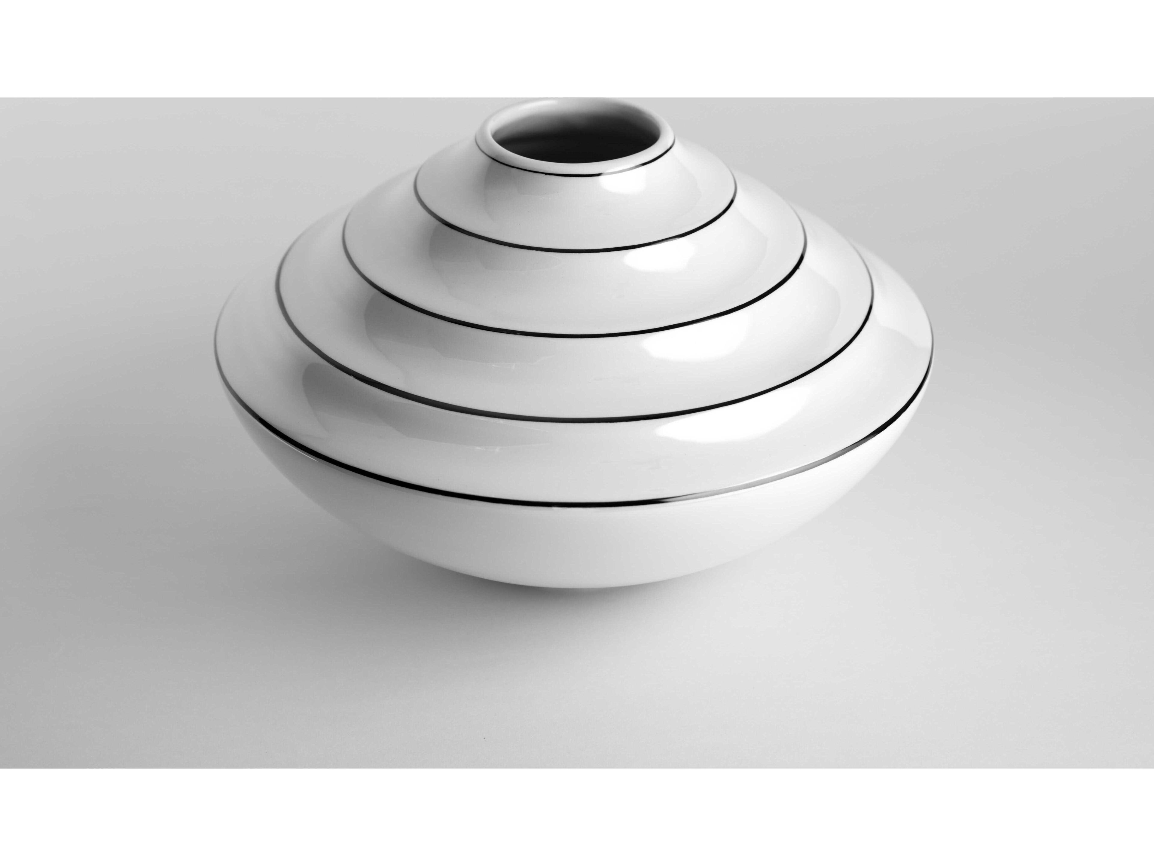 Driade Linde Burkhardt Pearl / Black Decorative Accent