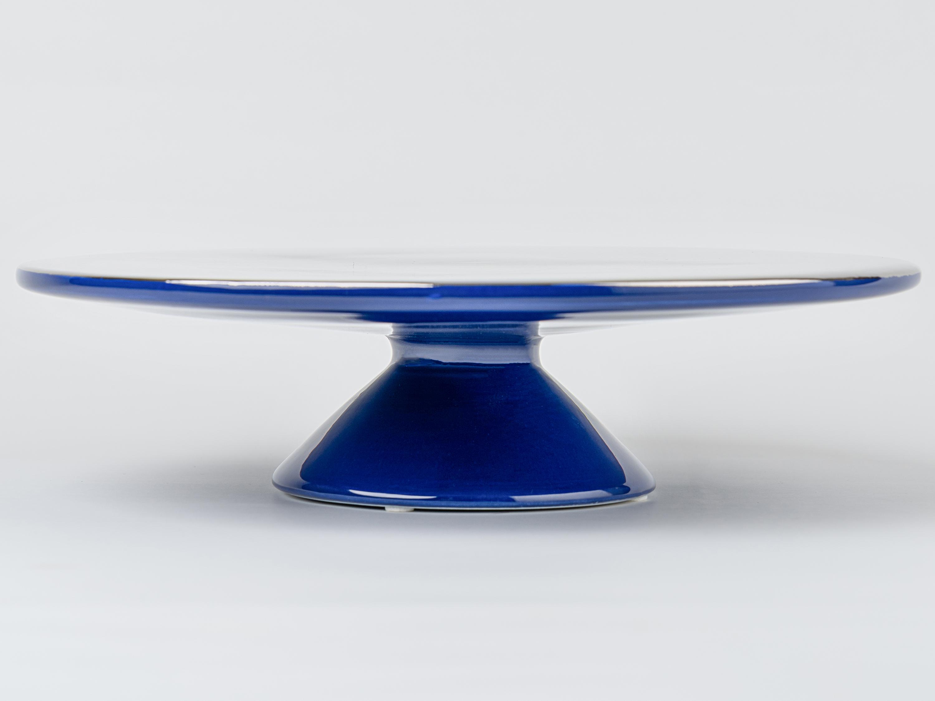 Driade Linde Burkhardt Blue / Silver Serving Tray
