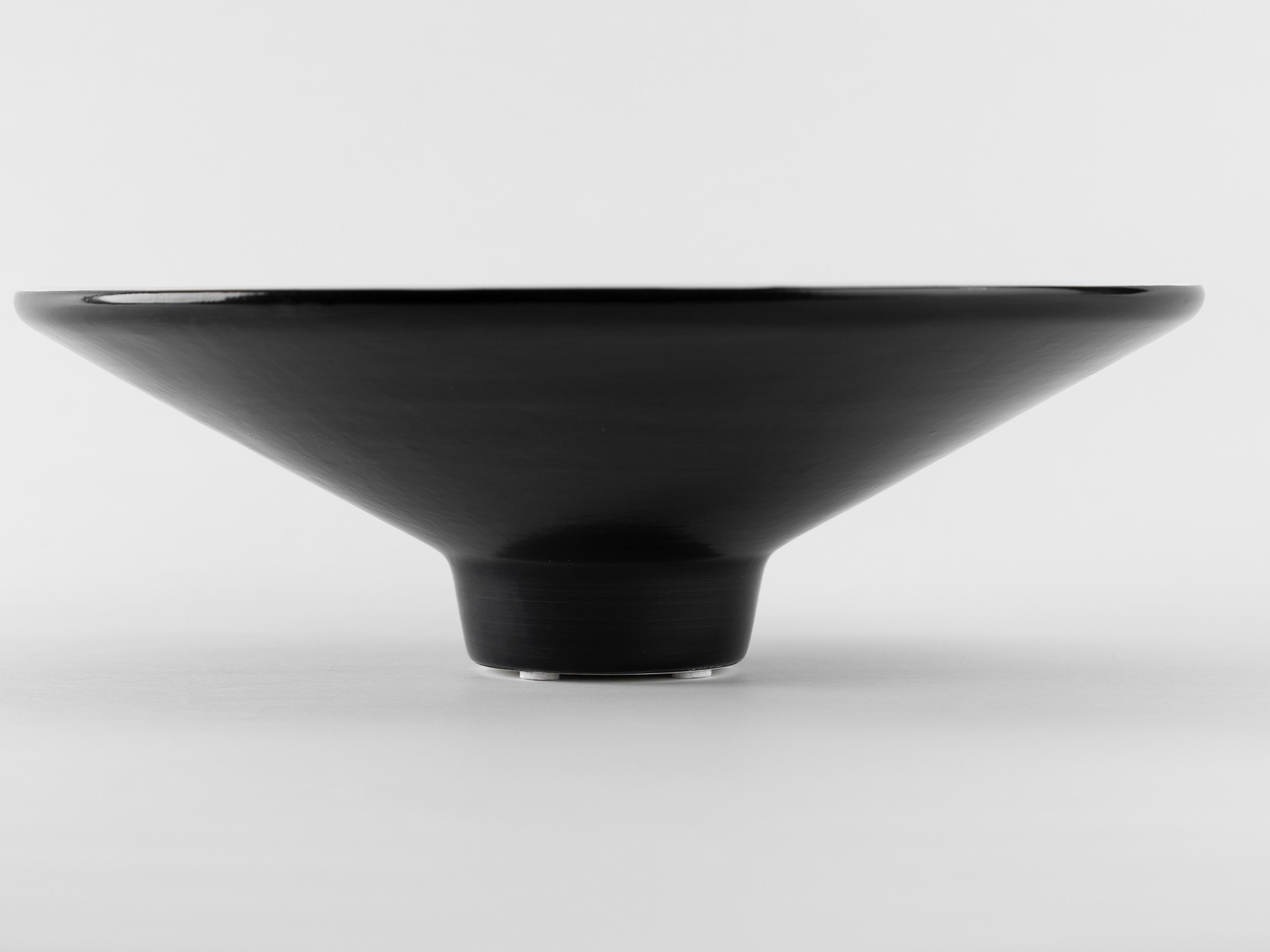 Driade Linde Burkhardt Black Decorative Bowl