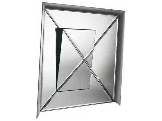 Driade Osmond By Pietro Derossi Silver Wall Mirror