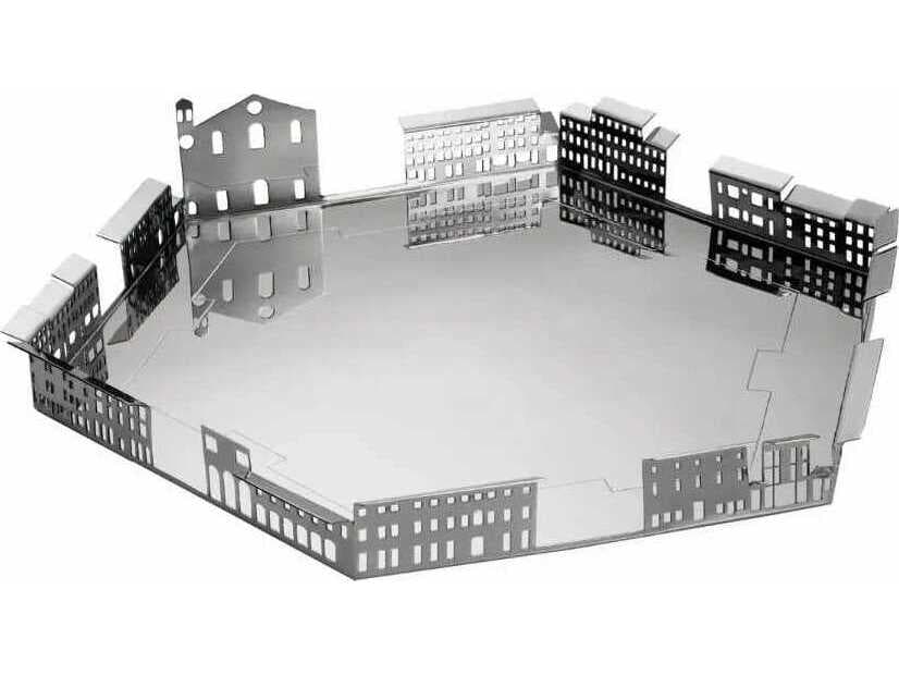 Driade Piazze Palmanova Piazza Grande Stainless Steel Platter