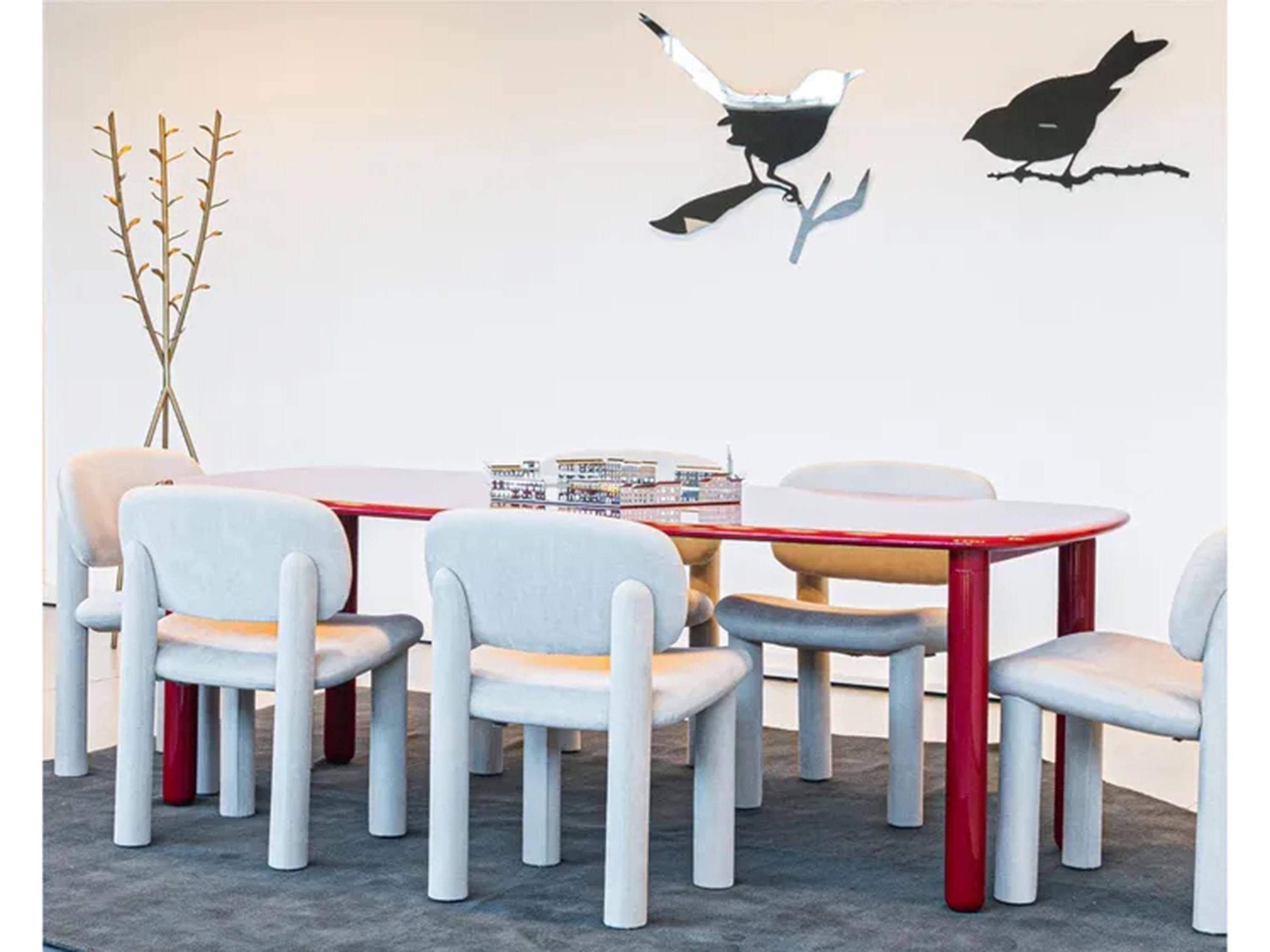 Driade Ed Annink Polished Stainless Steel Wall Mirror